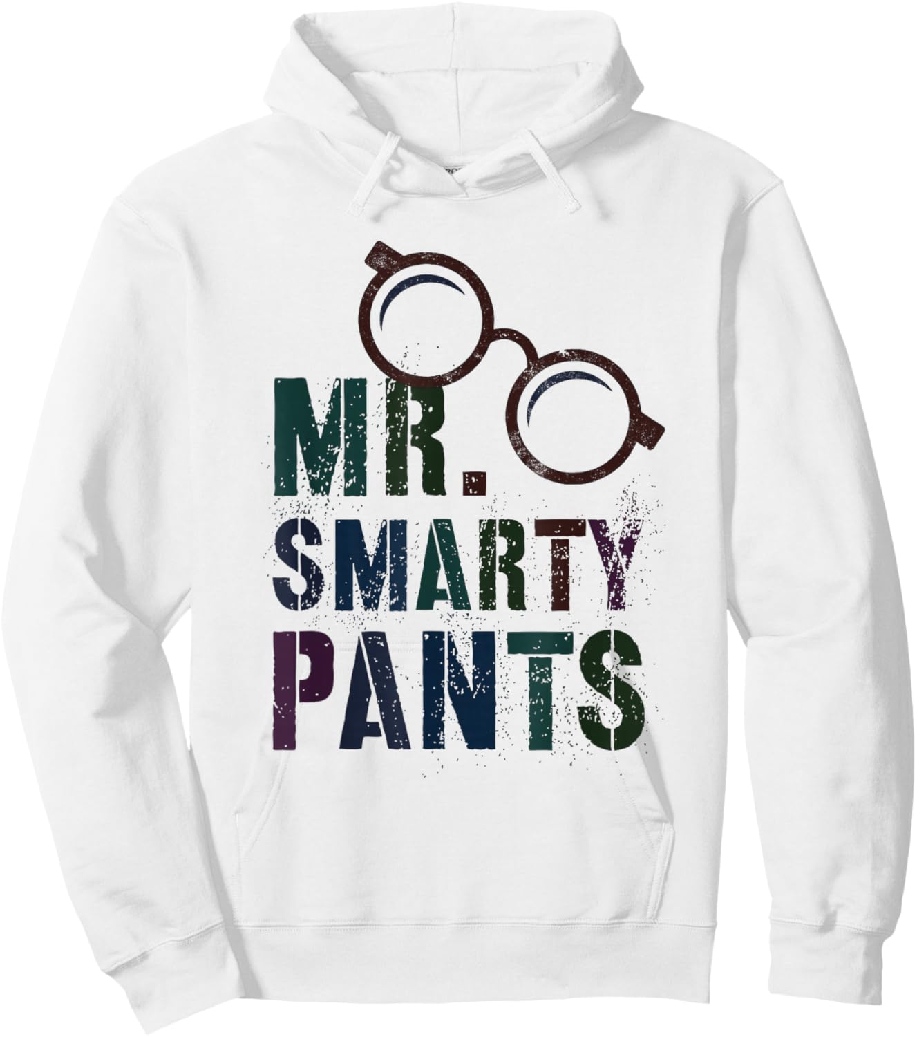 Funny Little MR SMARTY PANTS Last 100 Days School My Smartie Hoodie - Hoodie | White