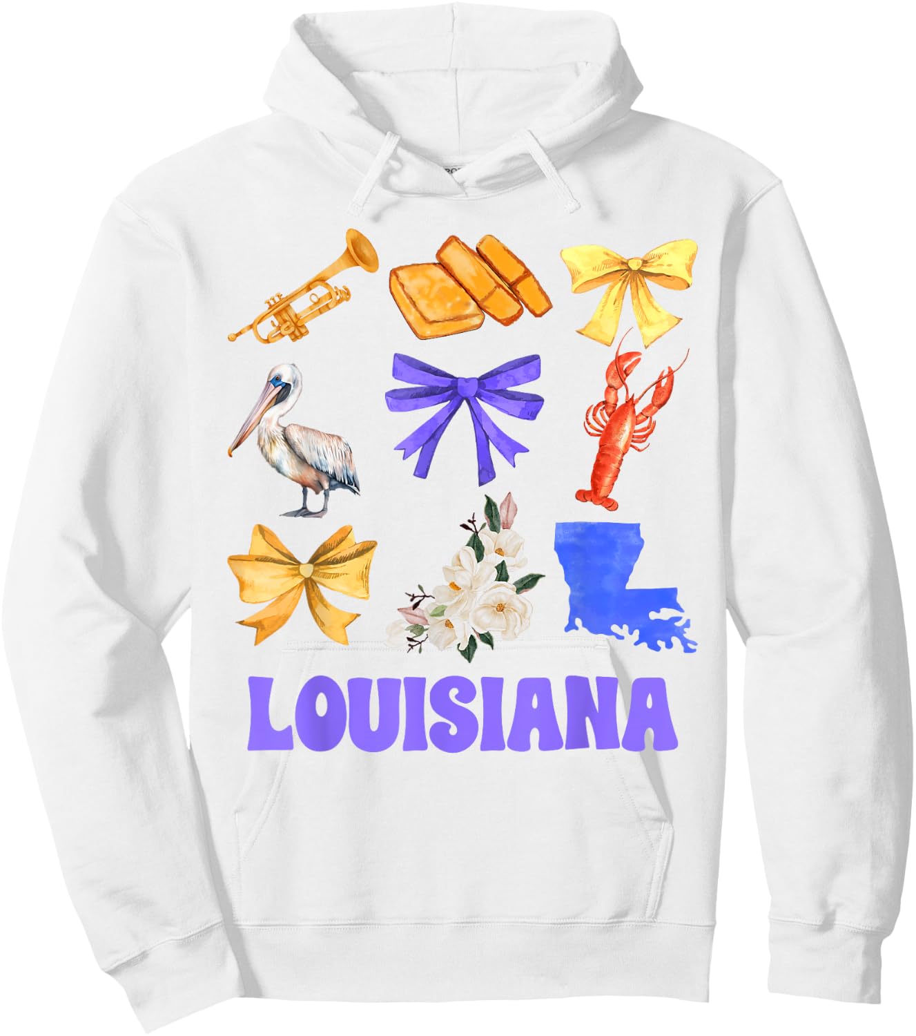 Louisiana State Meet Me In Louisiana Travel Trip Louisiana Hoodie - Hoodie | White