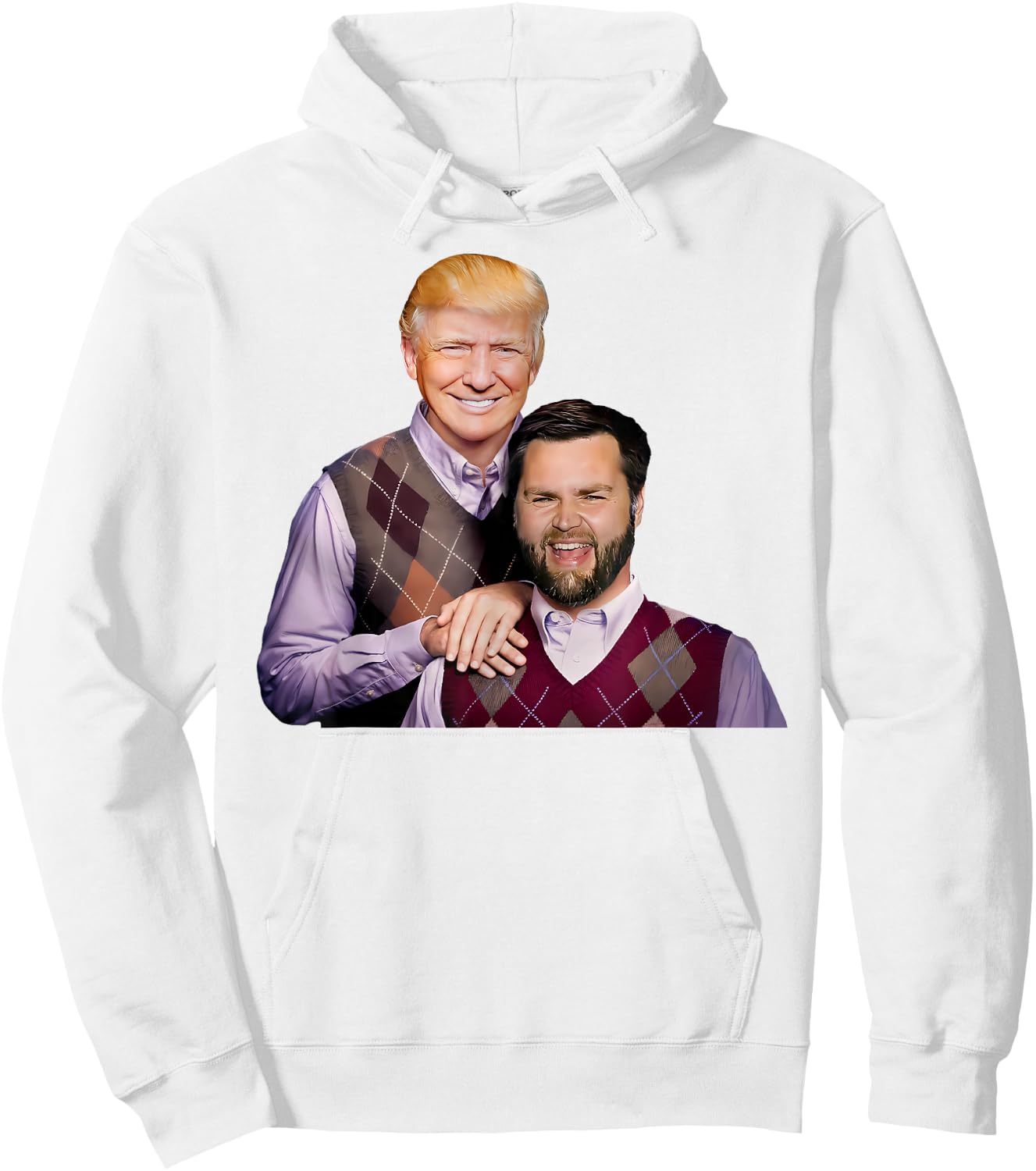 Trump Vance 2024 Brothers Funny Parody Shirt Bros Hoodie - Hoodie | White