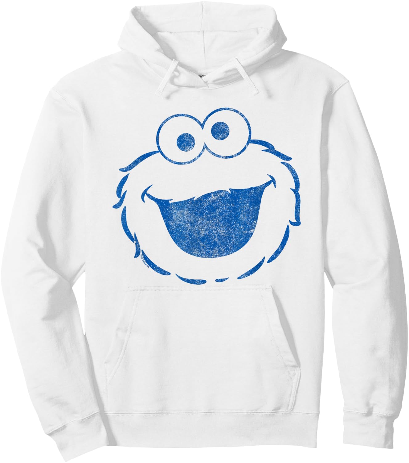 Sesame Street Cookie Monster Mono Halloween Costume Hoodie - Hoodie | White