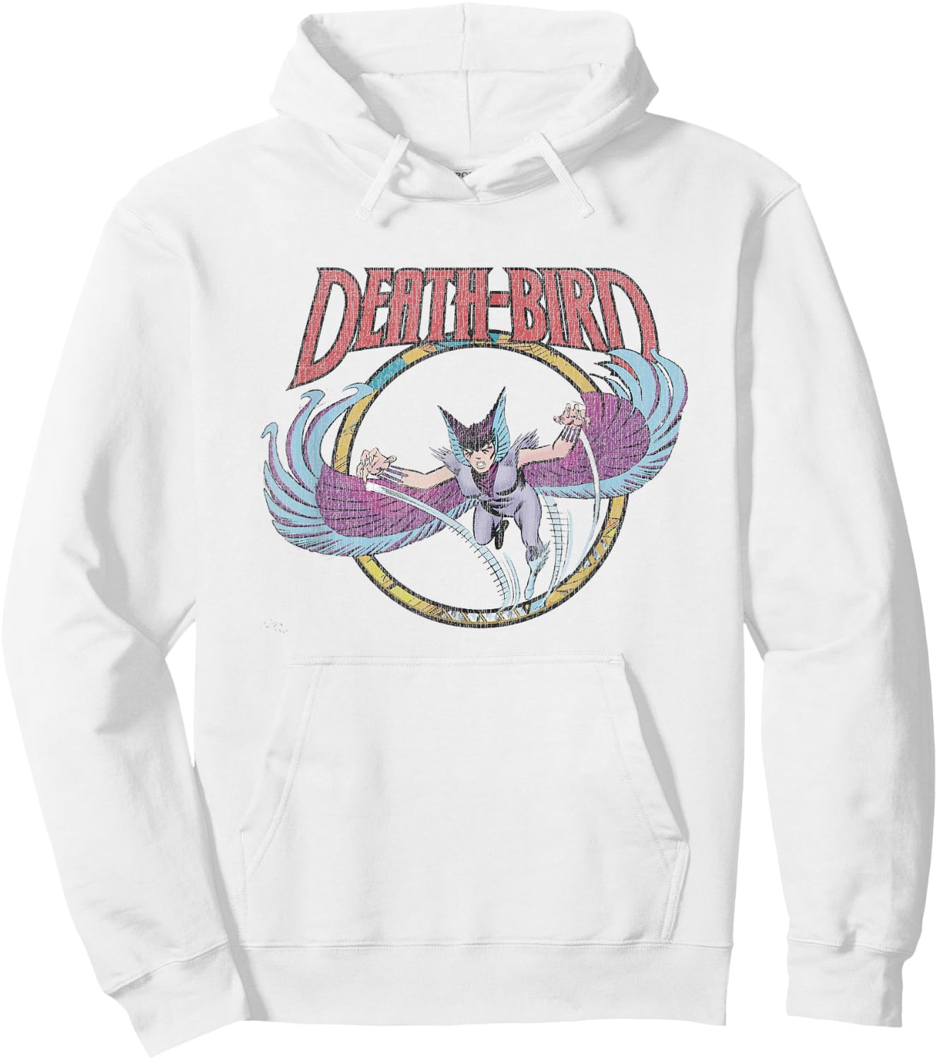Marvel X-Men Death-Bird Retro Comic Book Portrait Vintage Hoodie - Hoodie | White