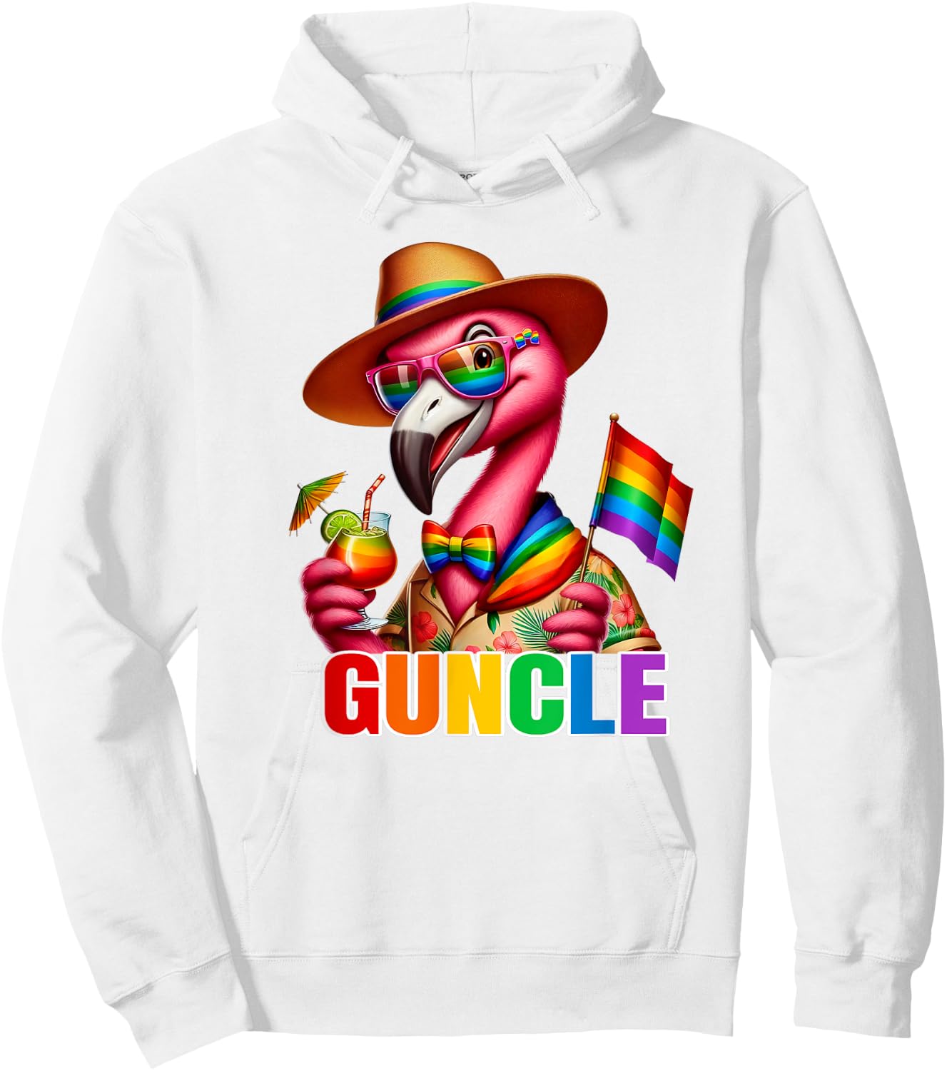 Guncle An Uncle Who's Well-Groomed Good Looking and Humorous Hoodie - Hoodie | White