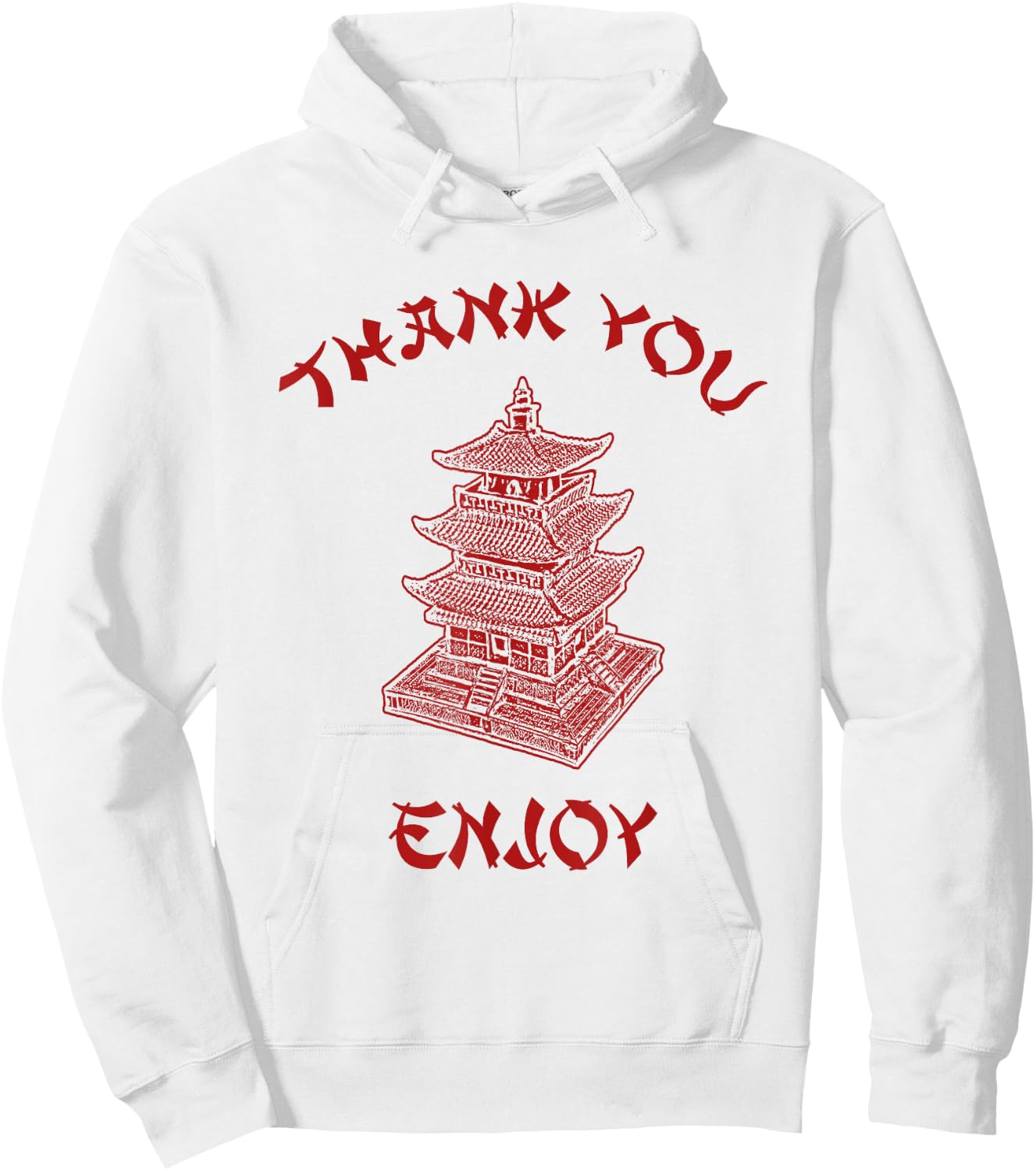 Chinese Takeout Food Thank You Box For Chef Asian Cuisine Hoodie - Hoodie | White