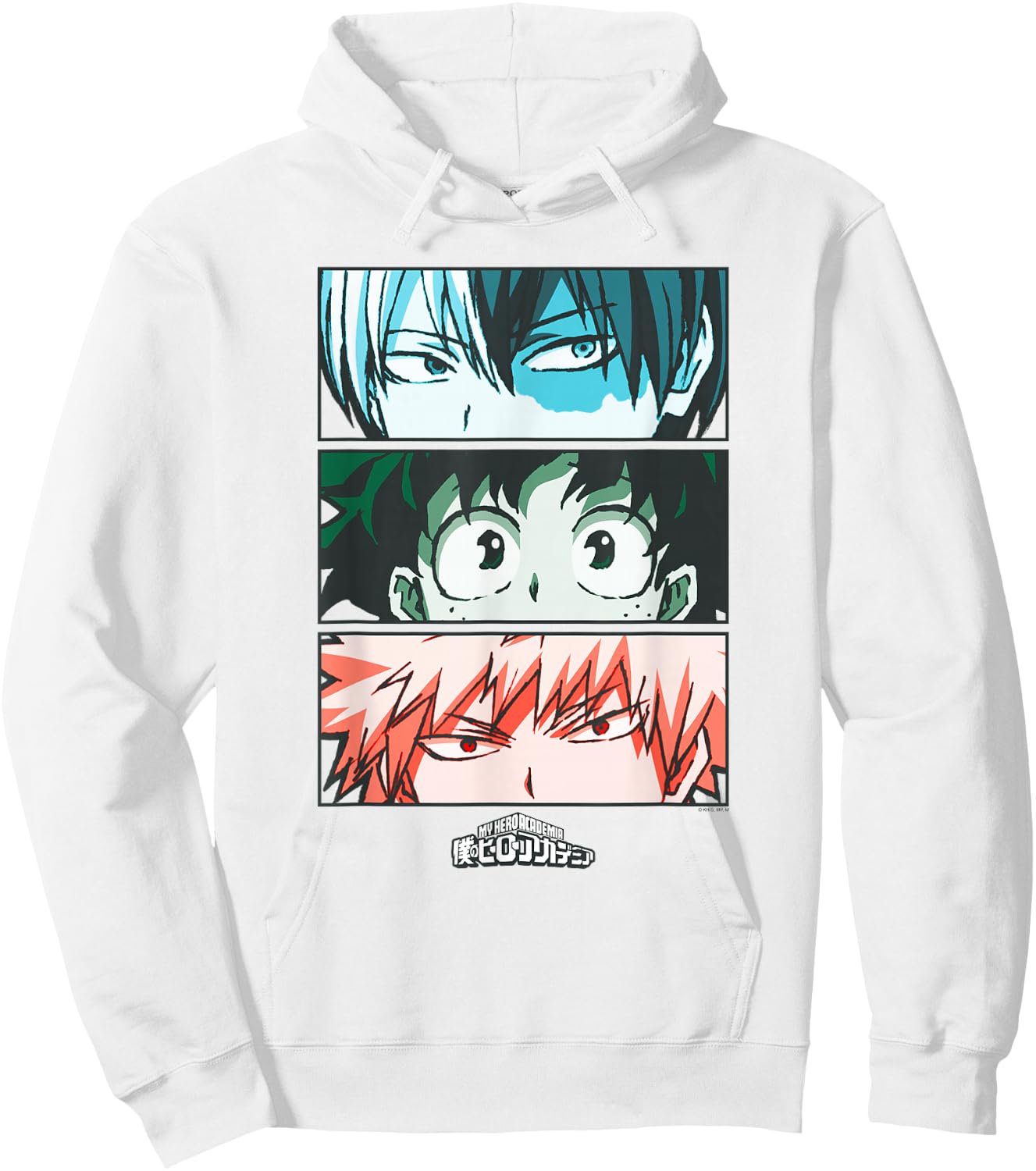 My Hero Academia Todoroki Deku Anime Hoodie - Hoodie | White