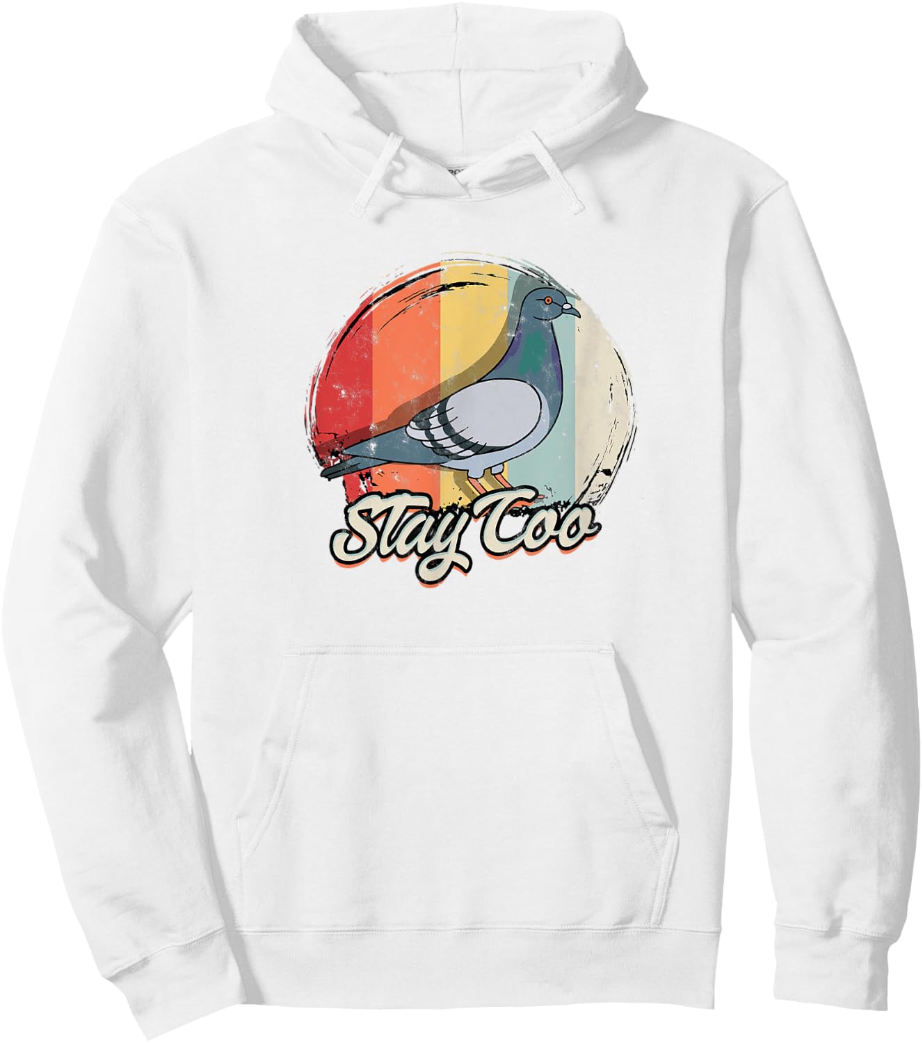 Stay Coo - Birdwatching pigeon birds Hoodie - Hoodie | White