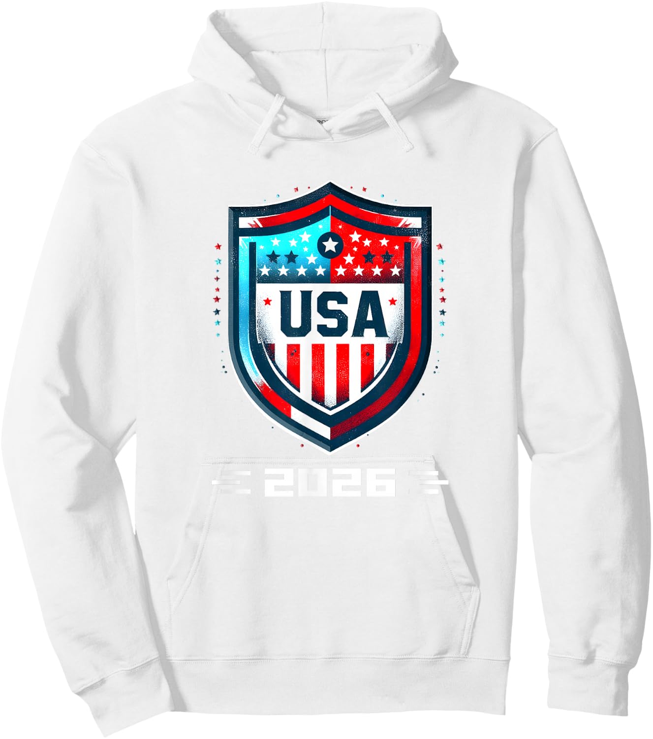 USA 2026 Go United States Sport USA Team 2026 USA Hoodie - Hoodie | White