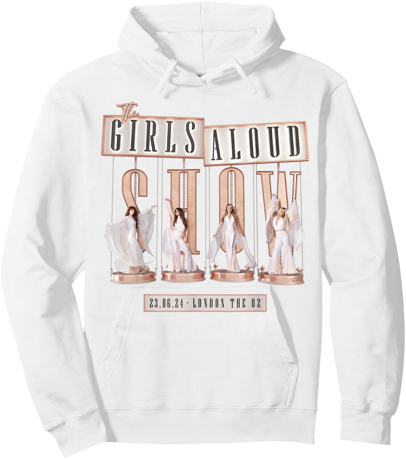 Girls Aloud Arena Tour 2024 London Day 2 Hoodie - Hoodie | White