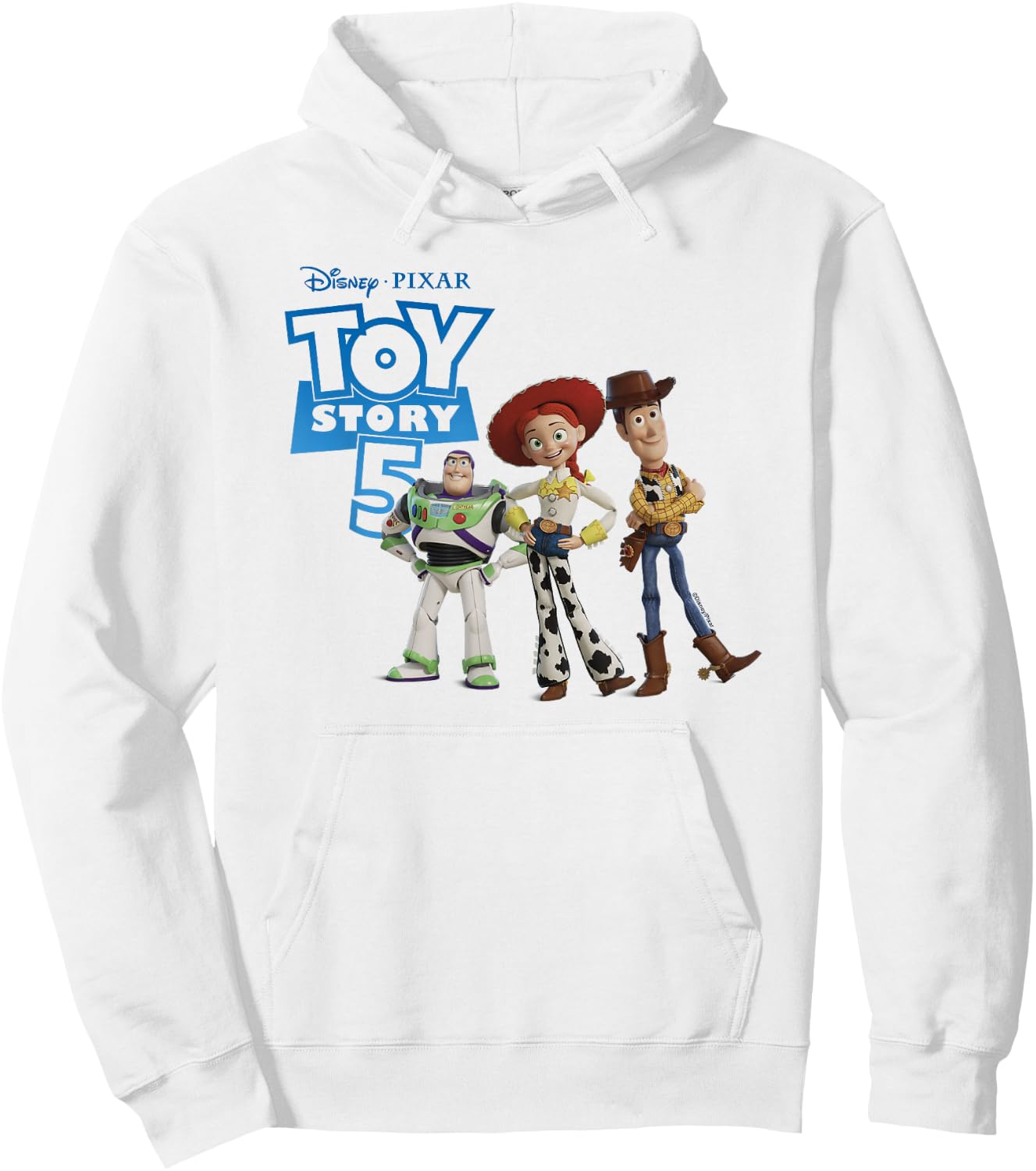 Disney Pixar Toy Story 5 Cute Trio Pose Hoodie - Hoodie | White