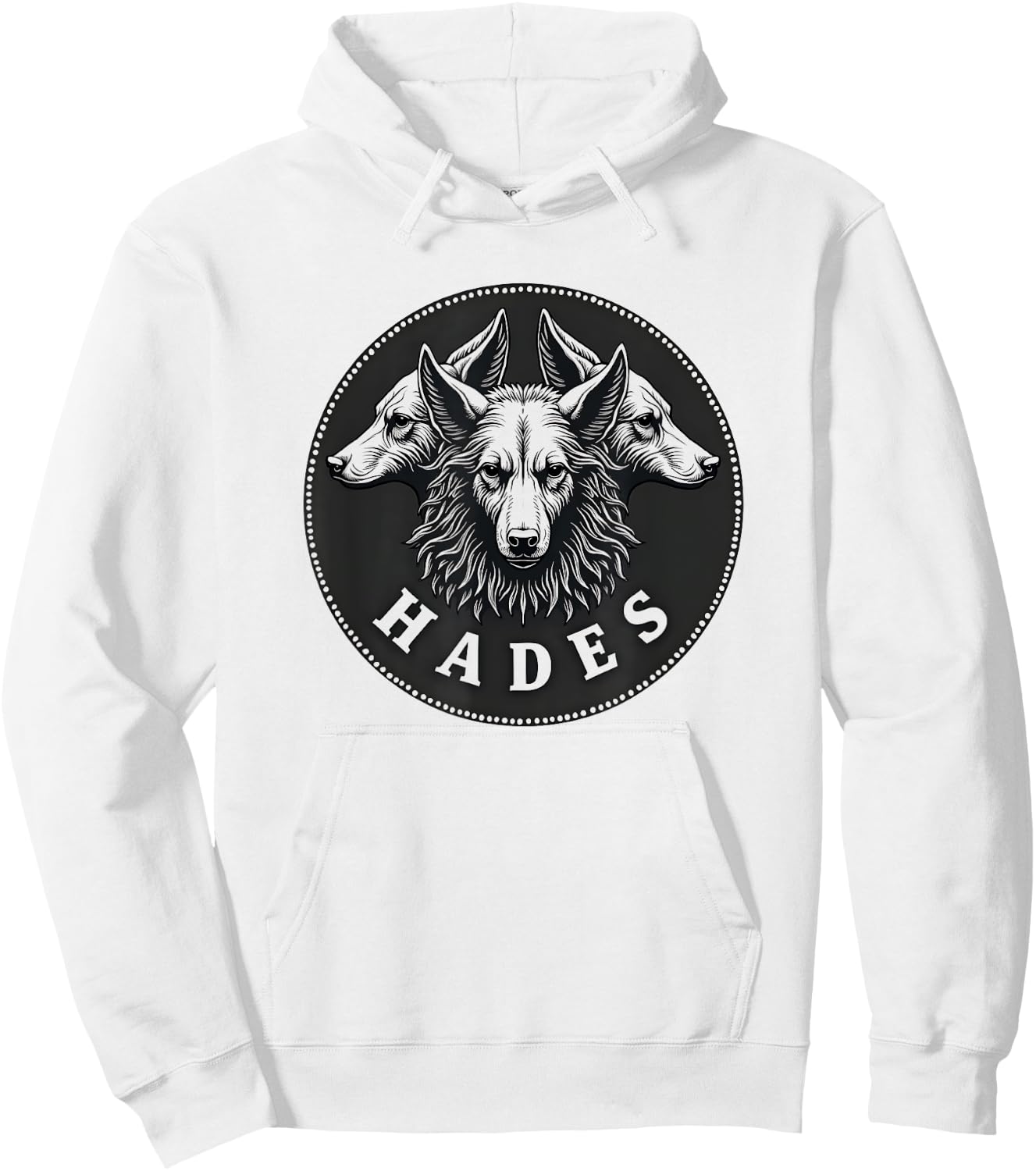 Hades Ancient Greek God Cerberus Hoodie - Hoodie | White
