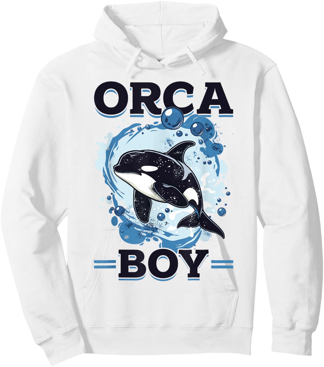 Funny Orca Animal Orca Boy Hoodie - Hoodie | White