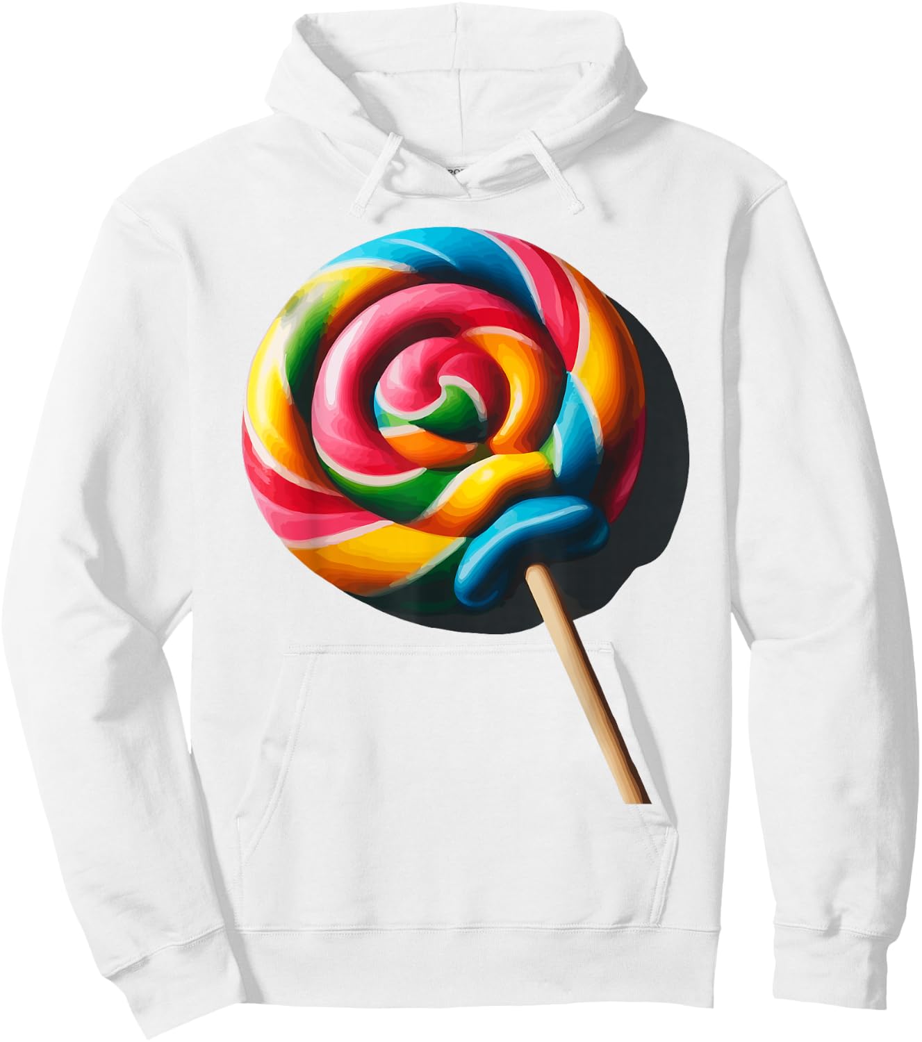 Lollipop Design Men Kids Lollipop Candy Lover Hoodie - Hoodie | White
