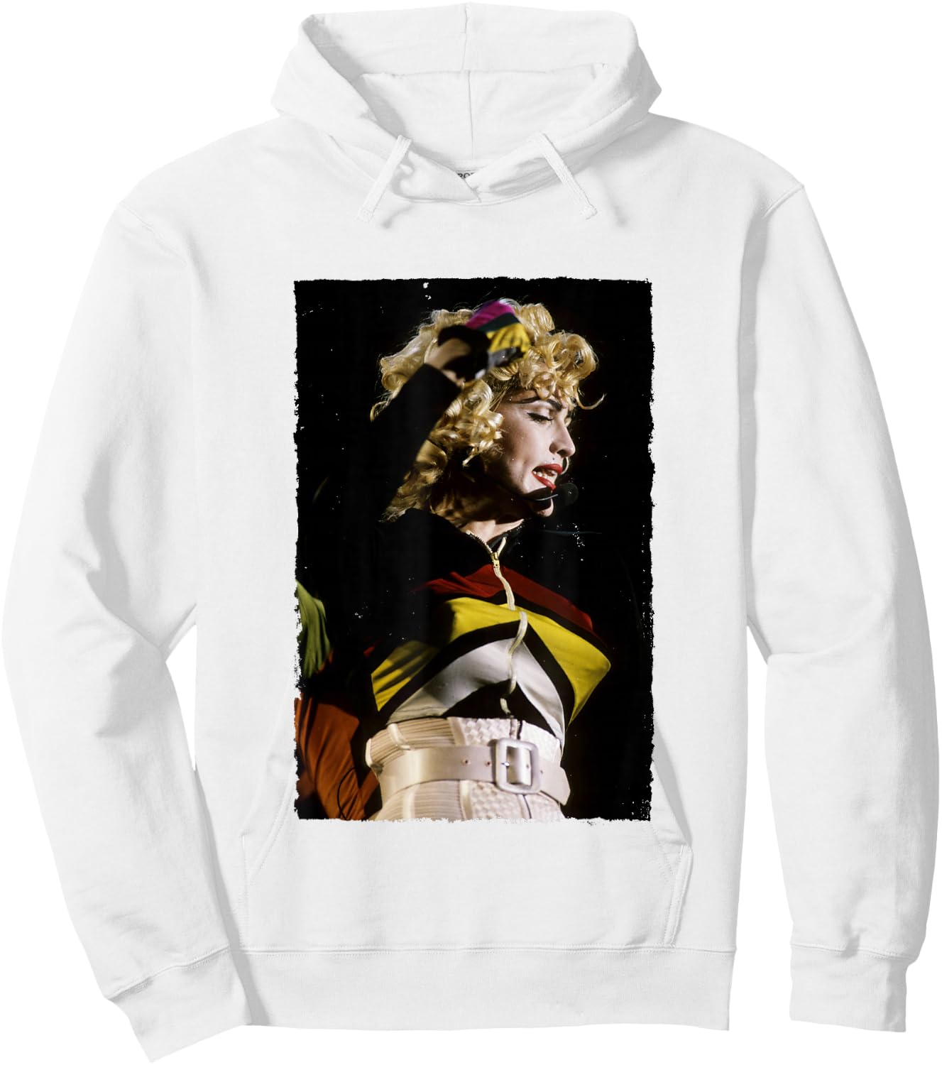 Madonna Blonde Ambition Tour Wembley By Stephen Wright Hoodie - Hoodie | White