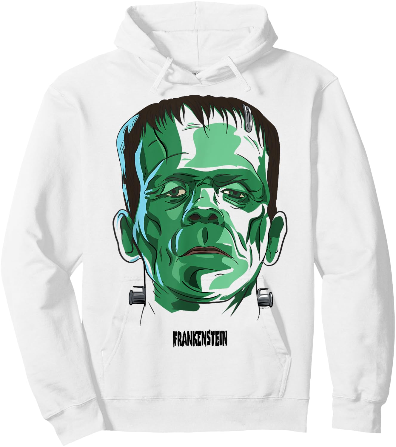 Universal Monsters Frankenstein Big Face Hoodie - Hoodie | White
