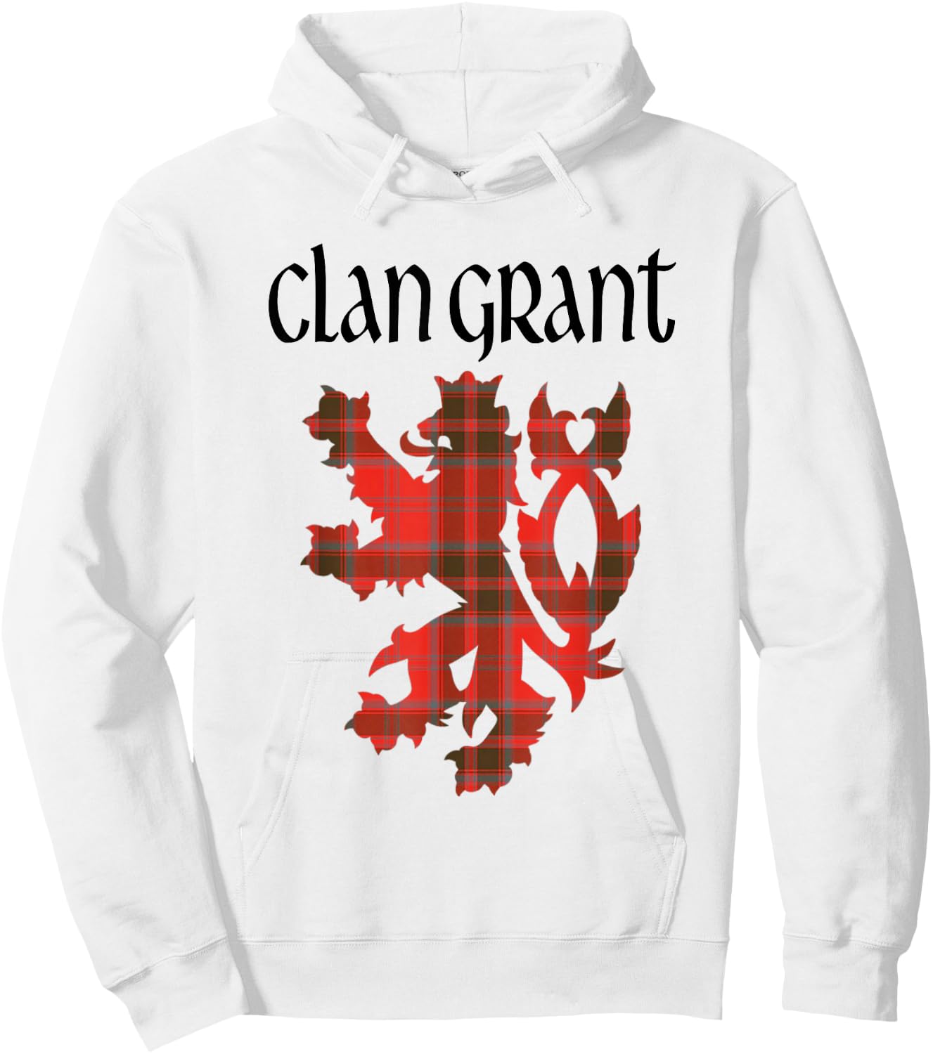 Clan Grant Tartan Scottish Family Name Scotland Pride Hoodie - Hoodie | White