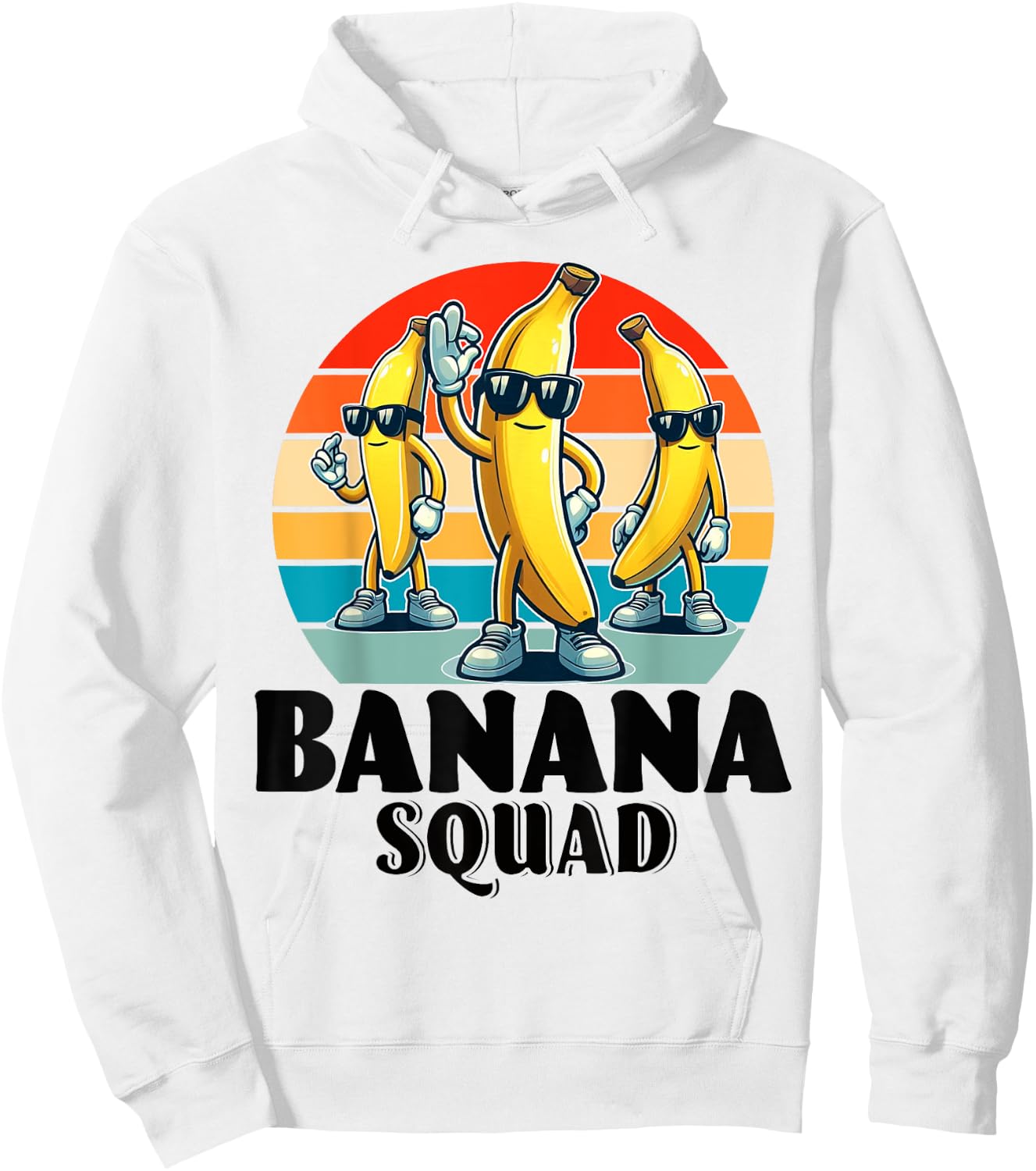 Bananas Shirt Men Women Cute Banana Gifts Funny Banana Squad Hoodie - Hoodie | White