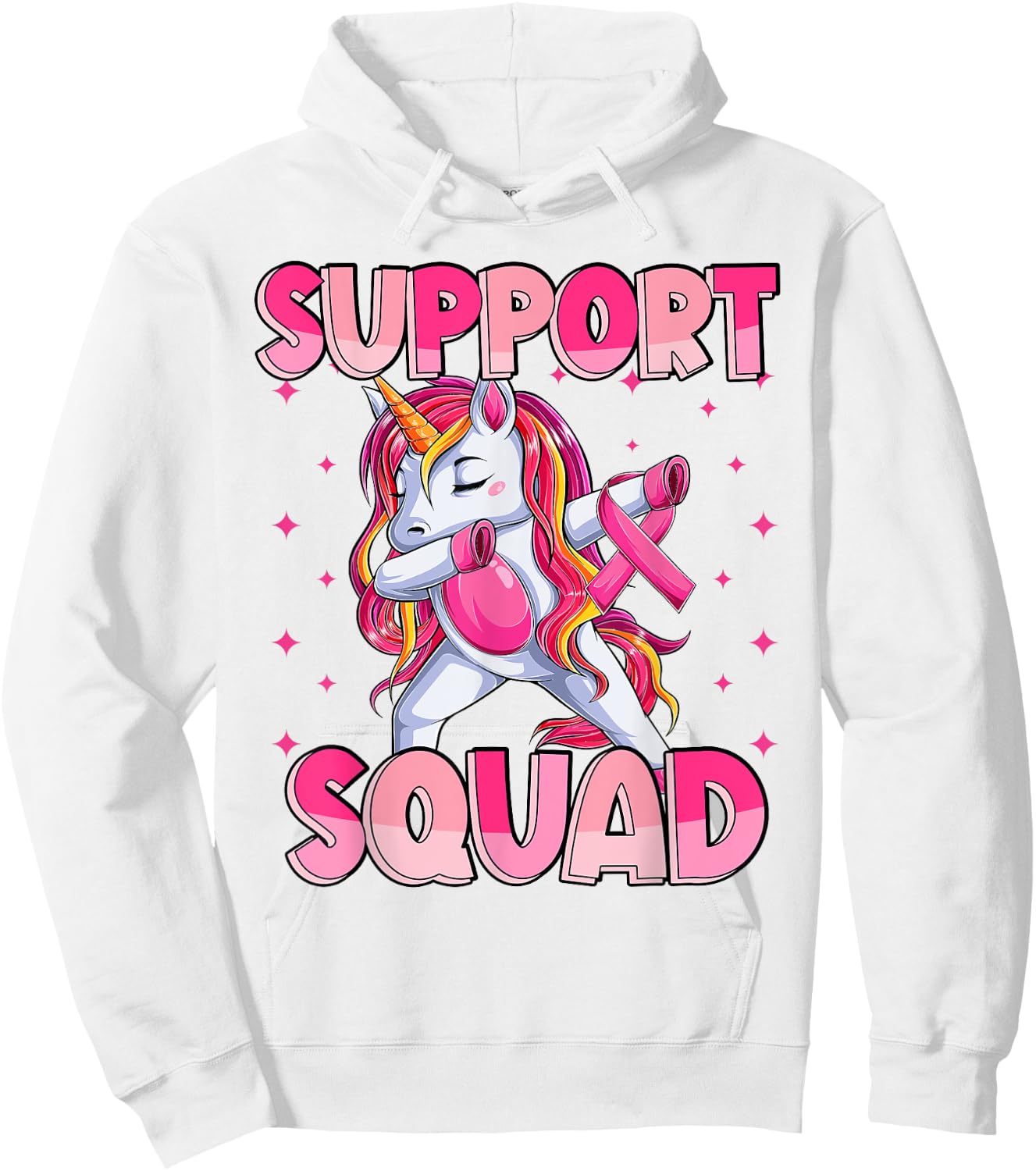 Breast Cancer Awareness Girls Kids, In October We Wear Pink Hoodie - Hoodie | White
