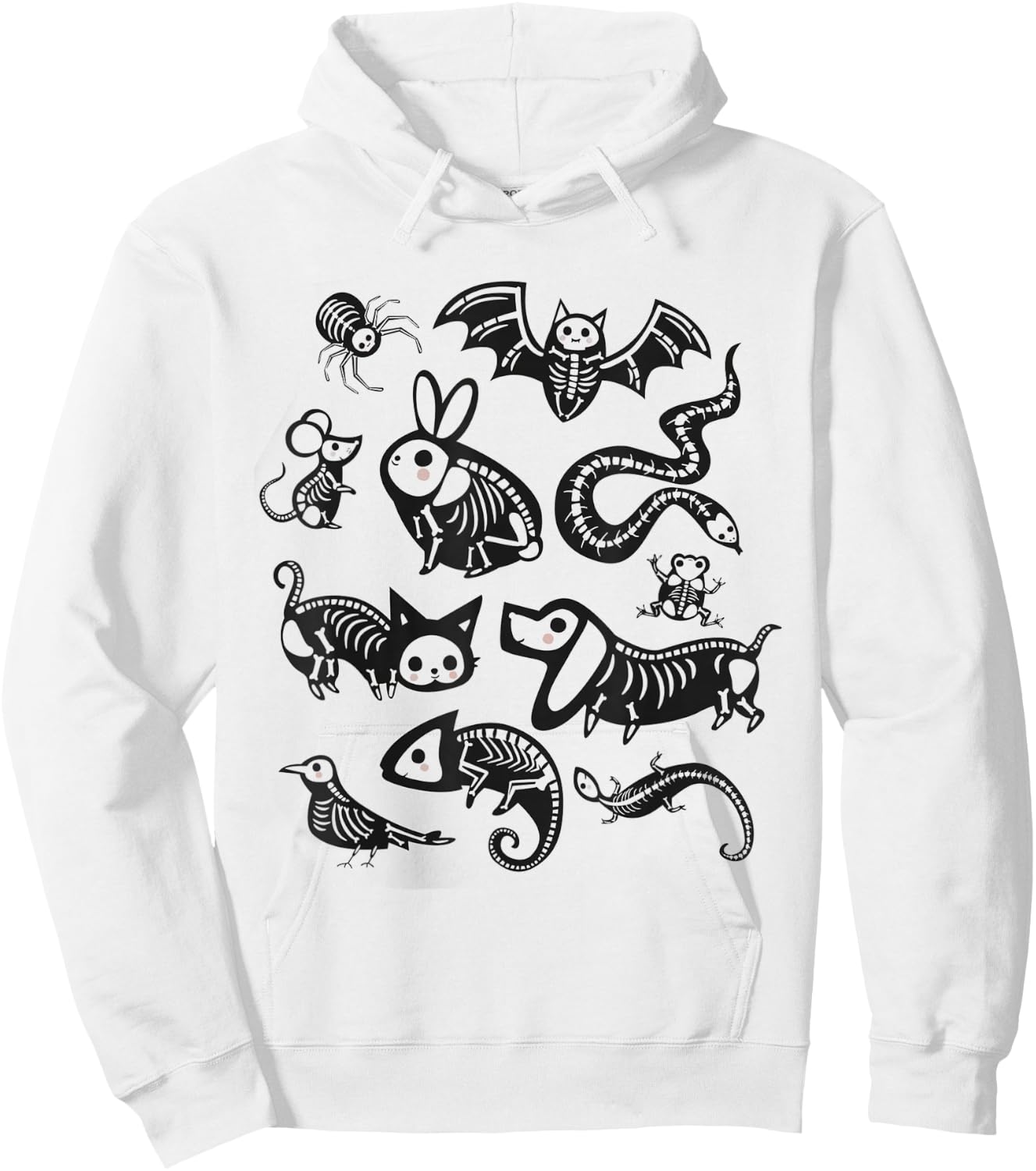 Fall Veterinarian Halloween Vet Tech Veterinary School Hoodie - Hoodie | White