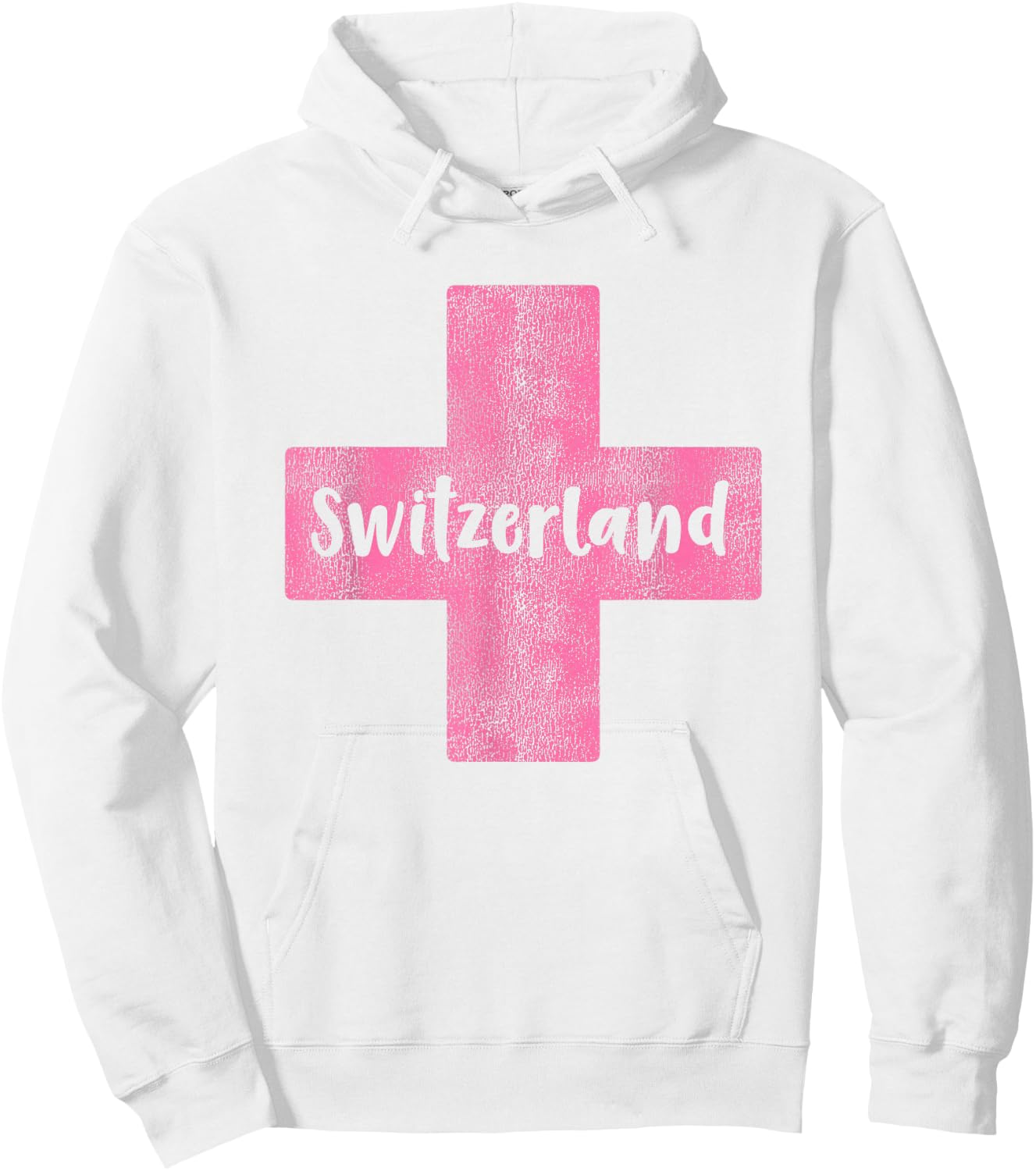 Swiss Flag of Switzerland Souvenir and Girls Hoodie - Hoodie | White