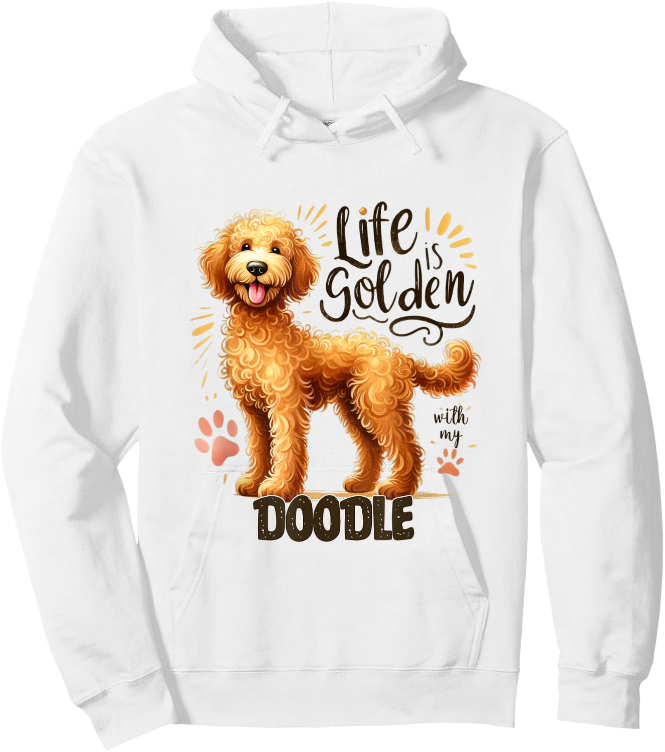 Labradoodle Bernedoodle Goldendoodle - Doodle Lover - Doodle Hoodie - Hoodie | White