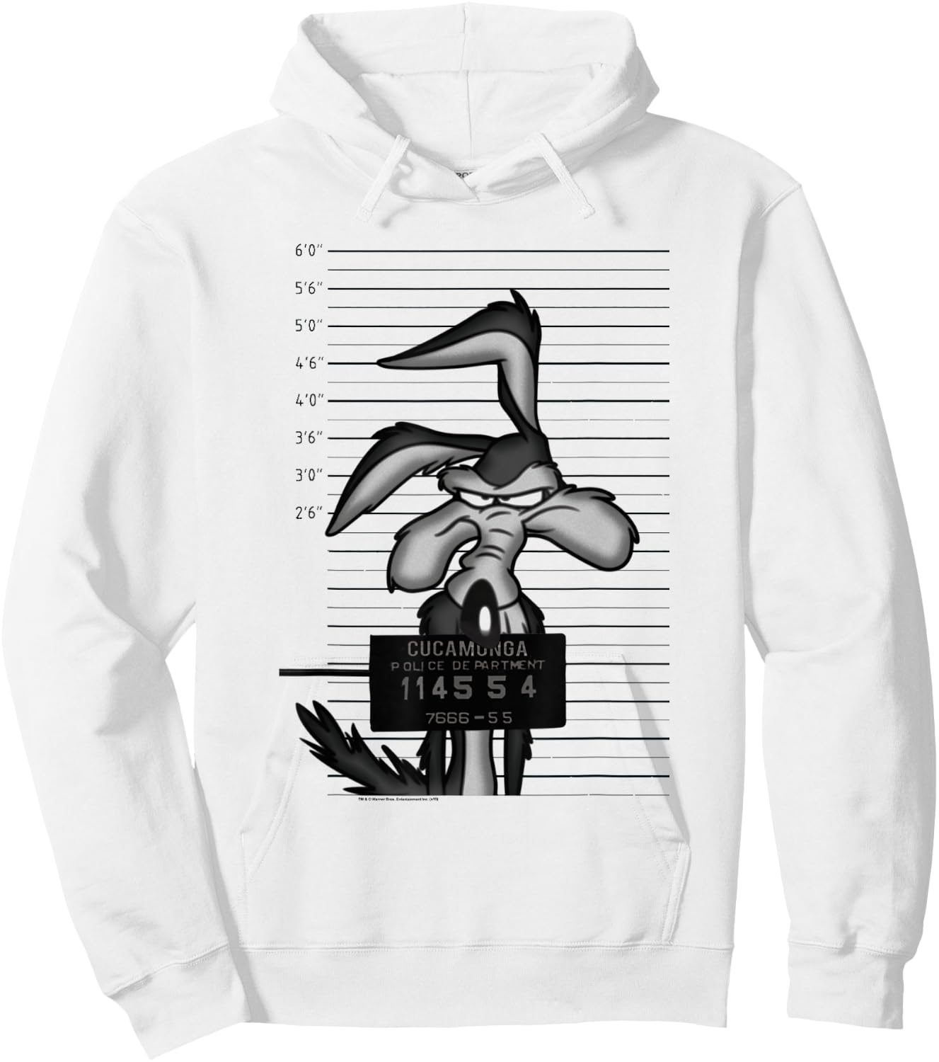 Looney Tunes Wile E. Coyote Busted Hoodie - Hoodie | White