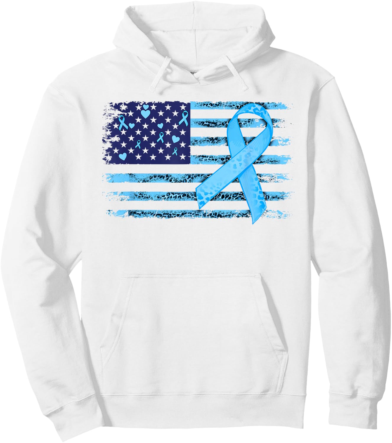 Prostate Cancer Awareness Hoodie - Hoodie | White