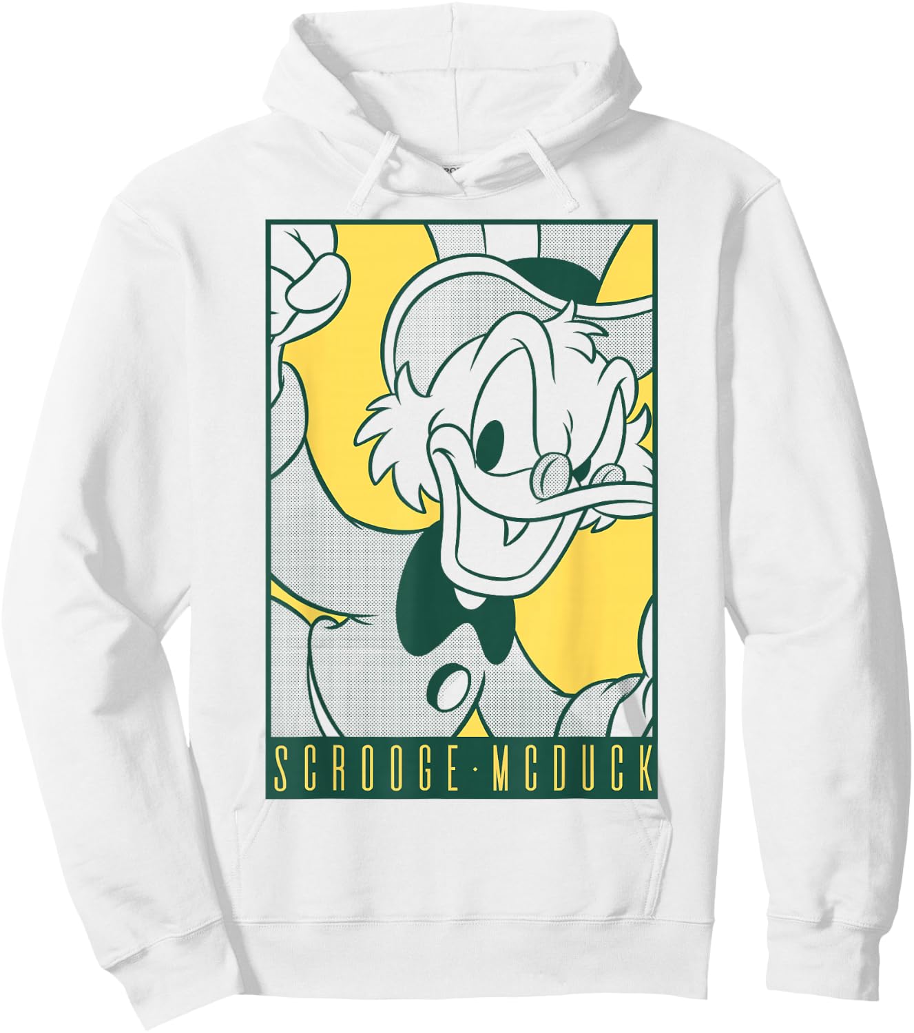 Disney DuckTales Scrooge McDuck Comic Portrait Hoodie - Hoodie | White
