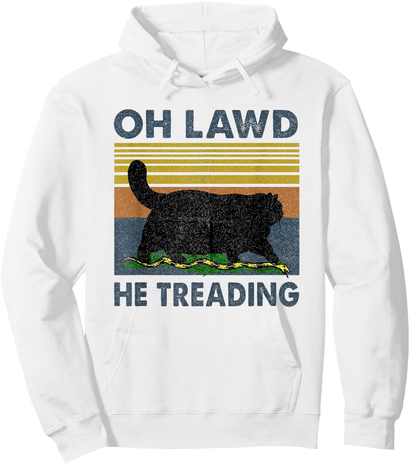 Oh Lawd He Treading Hoodie - Hoodie | White