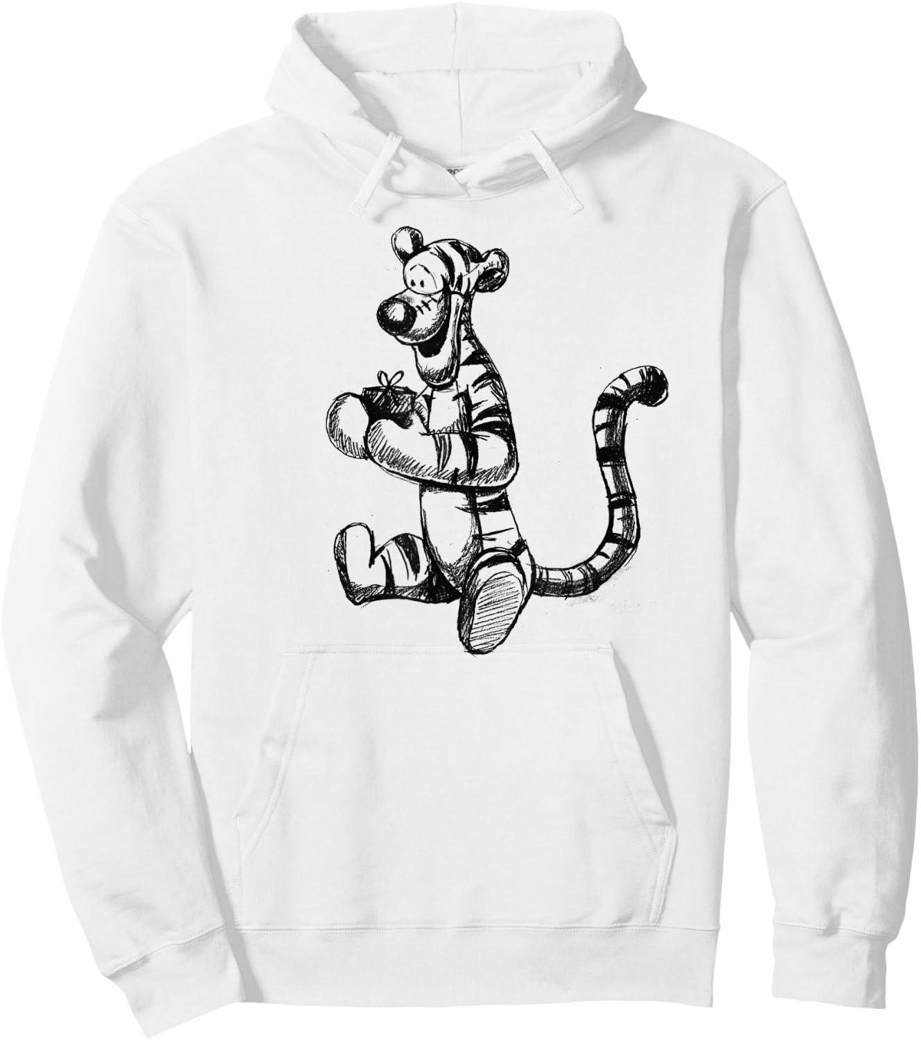 Winnie the Pooh - Tigger Sketch Hoodie - Hoodie | White