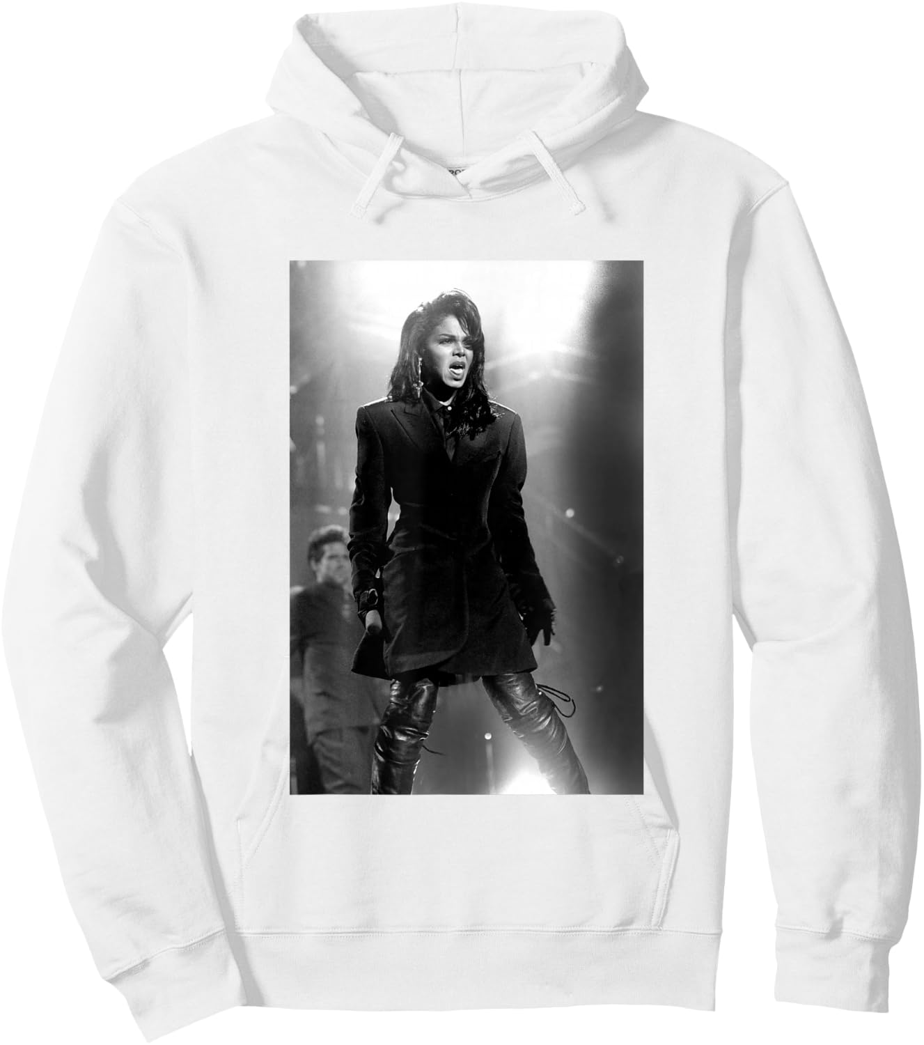 Singer Janet Jackson Live On Tour by Stephen Wright Hoodie - Hoodie | White