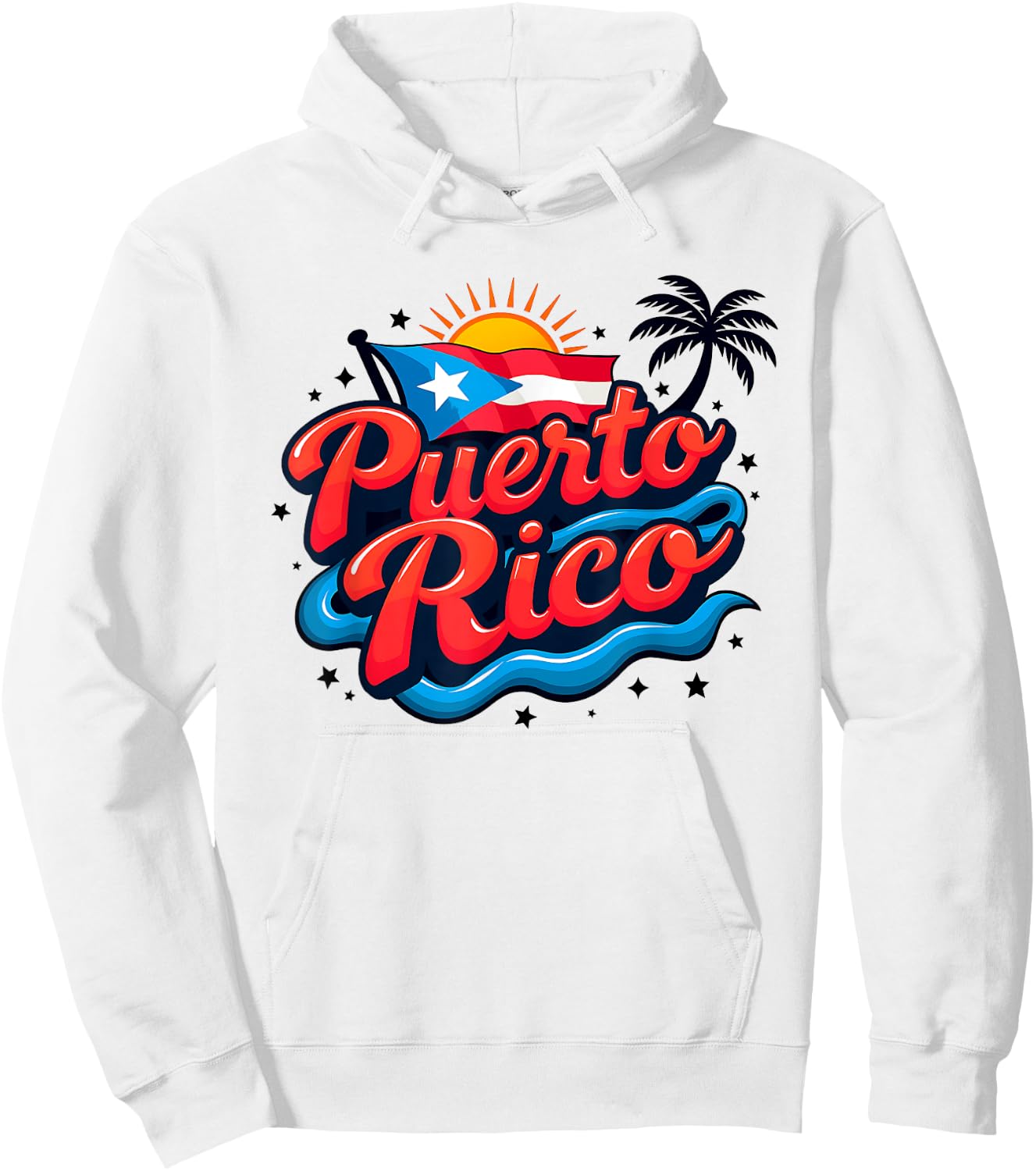 Puerto Rico Flag Vacation Boricua Puerto Rican Women Hoodie - Hoodie | White