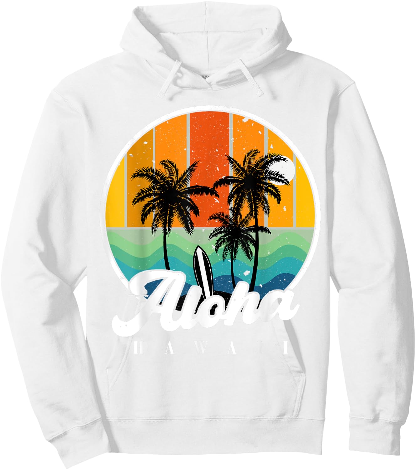 Palm Beach Hawaiian-Shirt Youth Teen Boy Girl Aloha Hawaii Hoodie - Hoodie | White