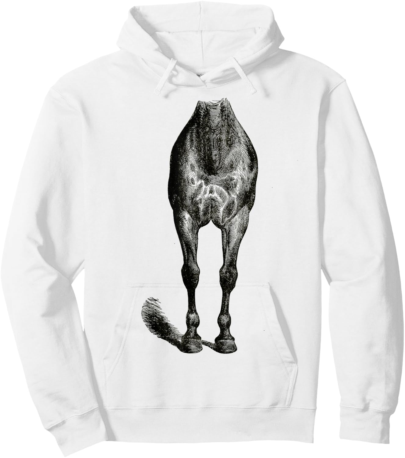 Halloween Horse Body Costume for Kids Hoodie - Hoodie | White