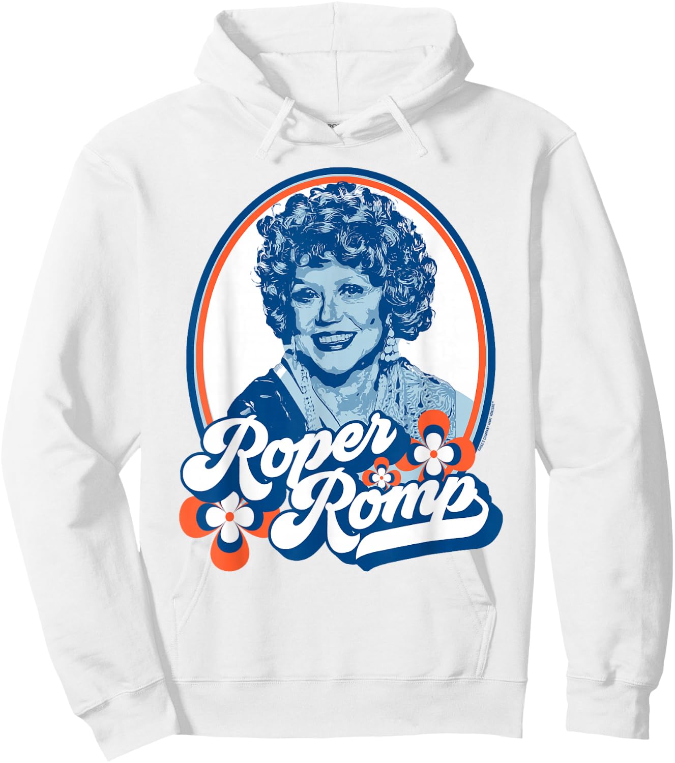 Roper Romp! Mrs. Helen Roper Three's Company Retro Hoodie - Hoodie | White