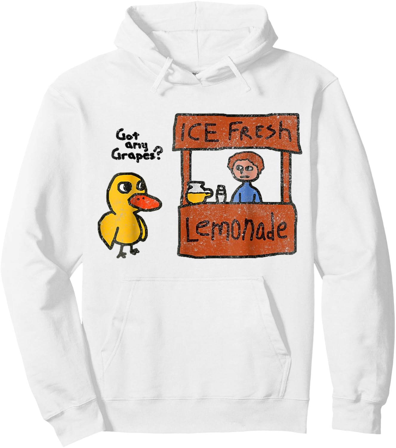 Ice Fresh Lemonade Shirt Duck Funny Got Any Grapes Love Gift Hoodie - Hoodie | White
