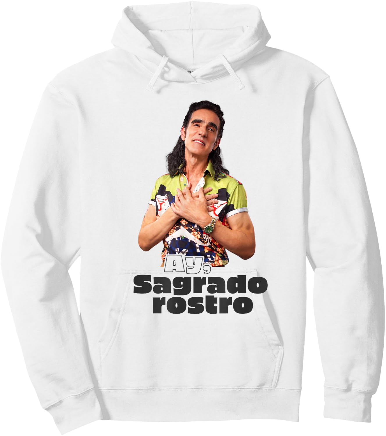 Pedro El Escamoso - Sagrado Rostro Hoodie - Hoodie | White