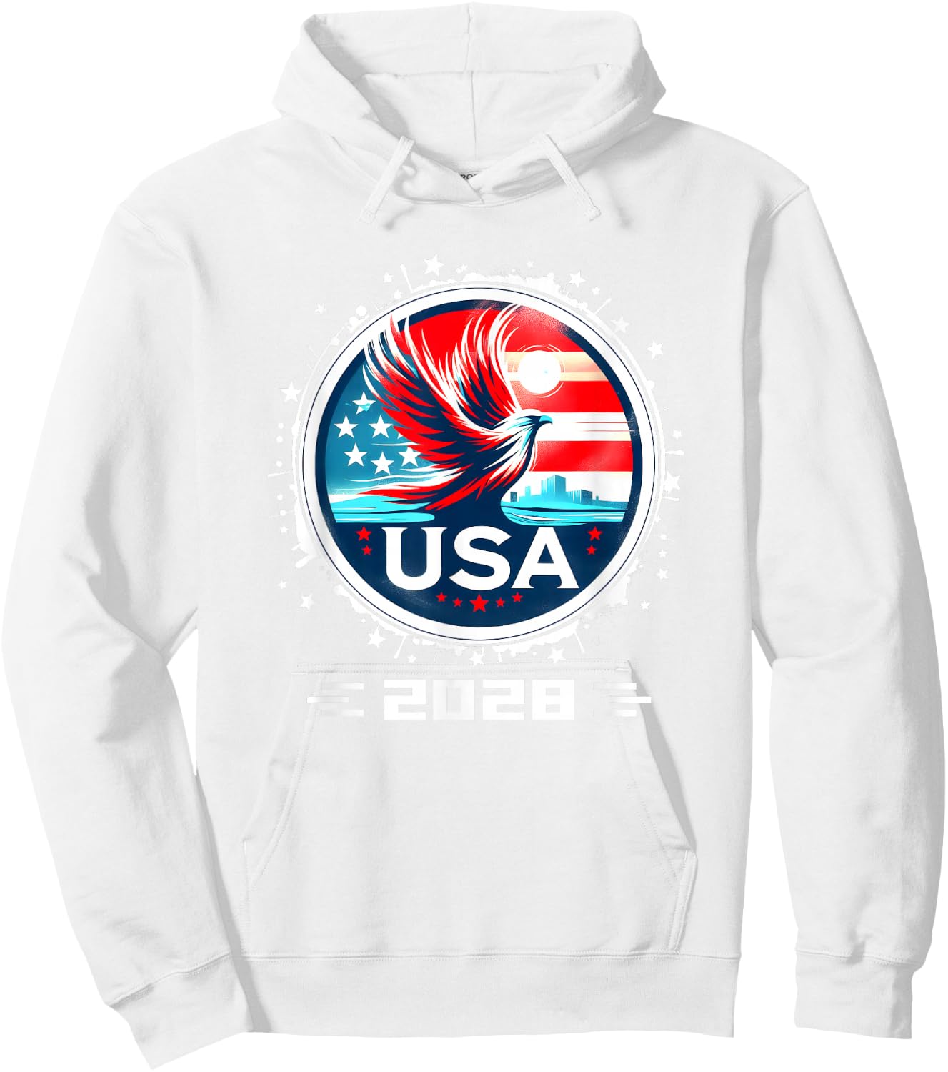 USA 2028 Go United States Sport USA Team 2028 USA Hoodie - Hoodie | White
