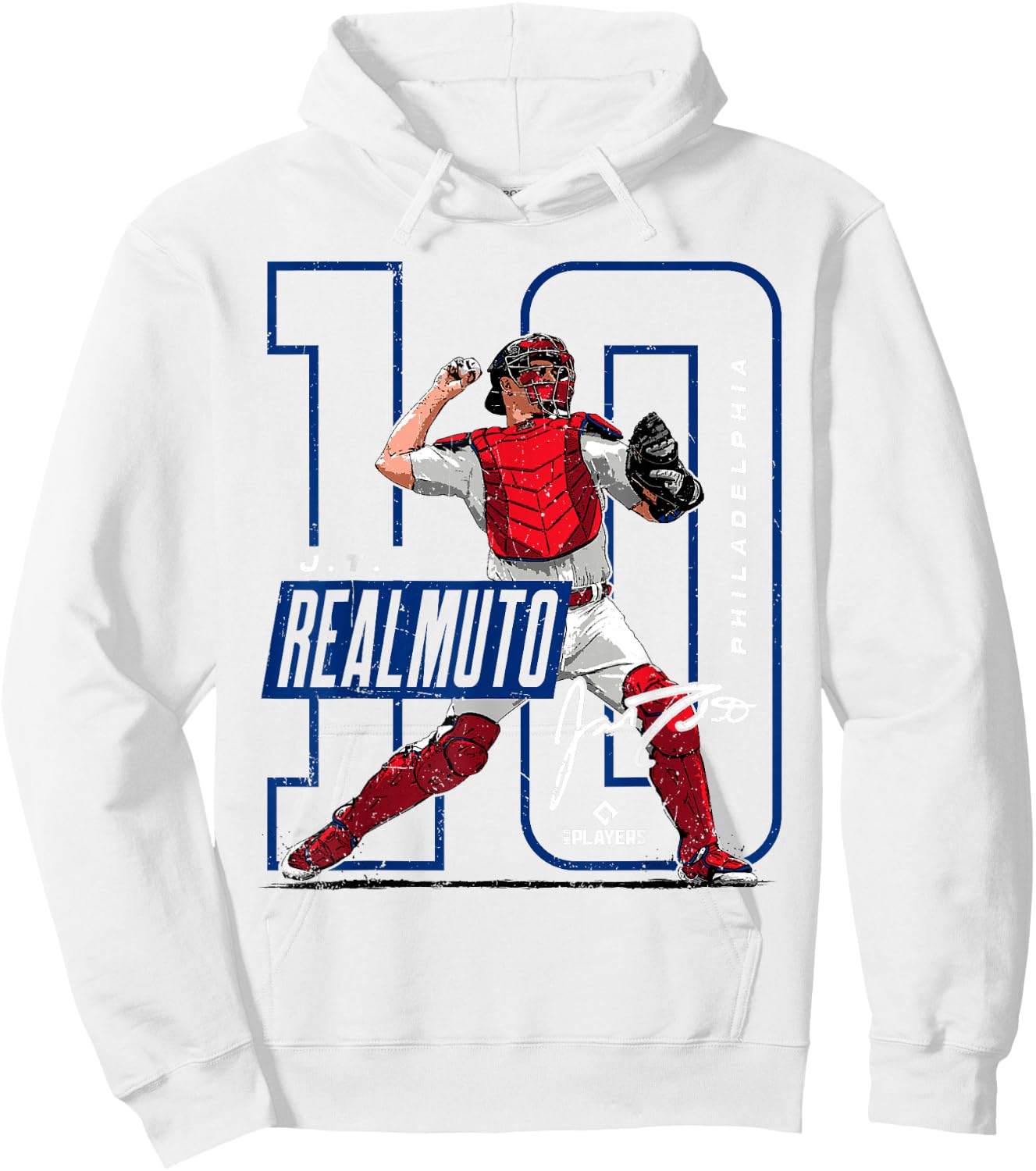 J.T. Realmuto | Philadelphia MLB Players League | MLBREA4013 Hoodie - Hoodie | White