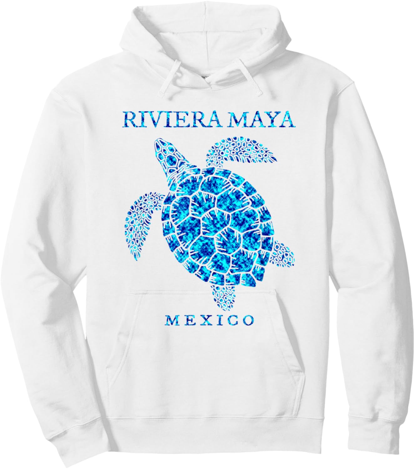Riviera Maya Mexico Sea Turtle Boys Girls Vacation Souvenir Hoodie - Hoodie | White