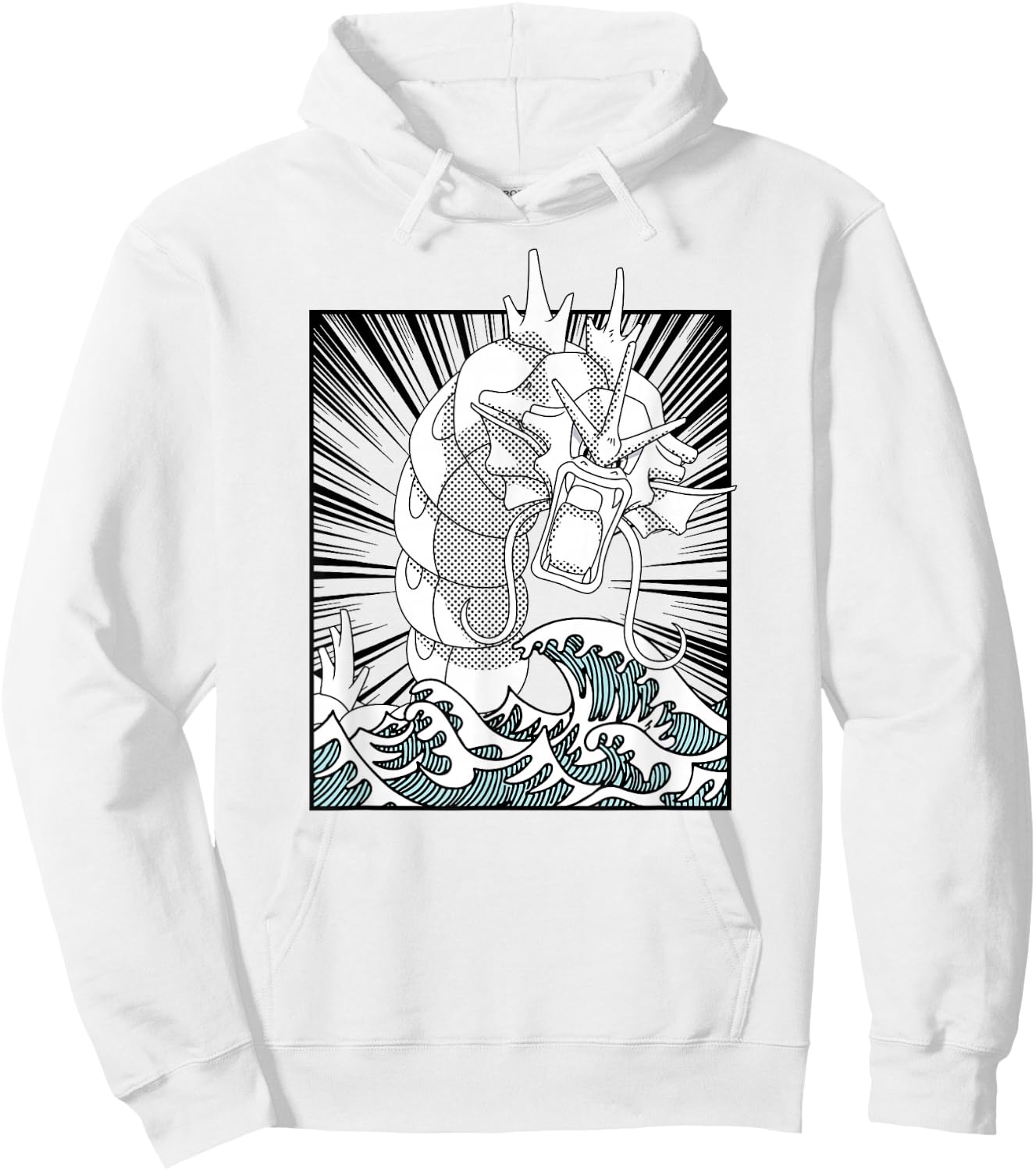 Pokémon - Gyarados Anime Hoodie - Hoodie | White