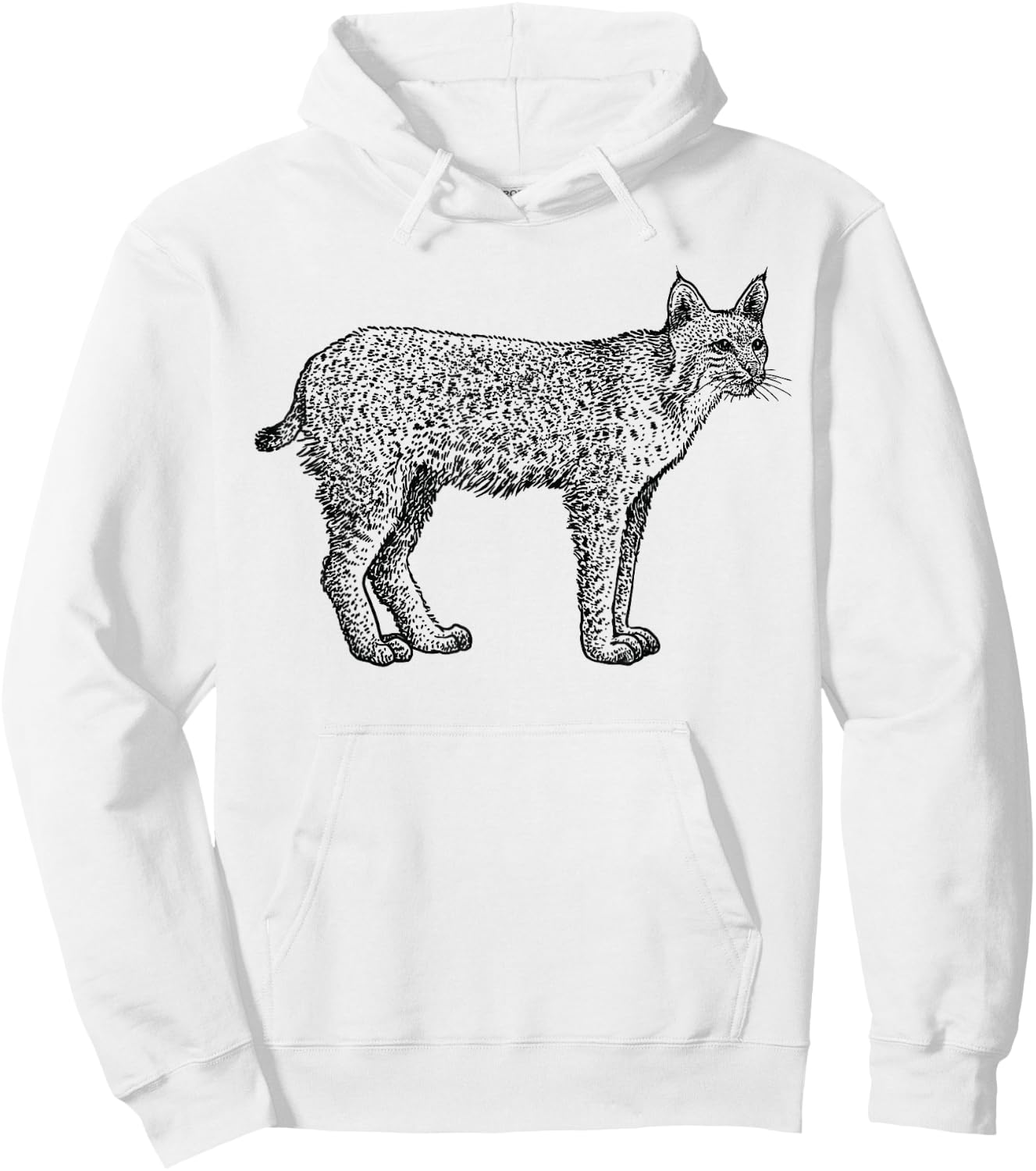 Bobcat Wildlife Shirt Sprit Animal for Kids Men Women Hoodie - Hoodie | White