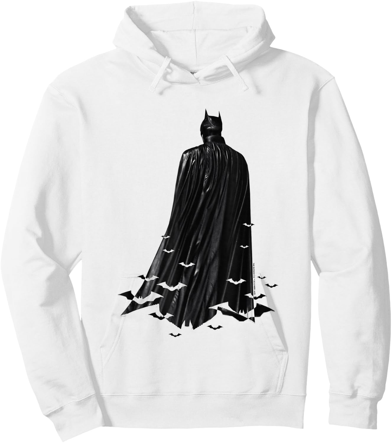 The Batman Bat Cape Hoodie - Hoodie | White