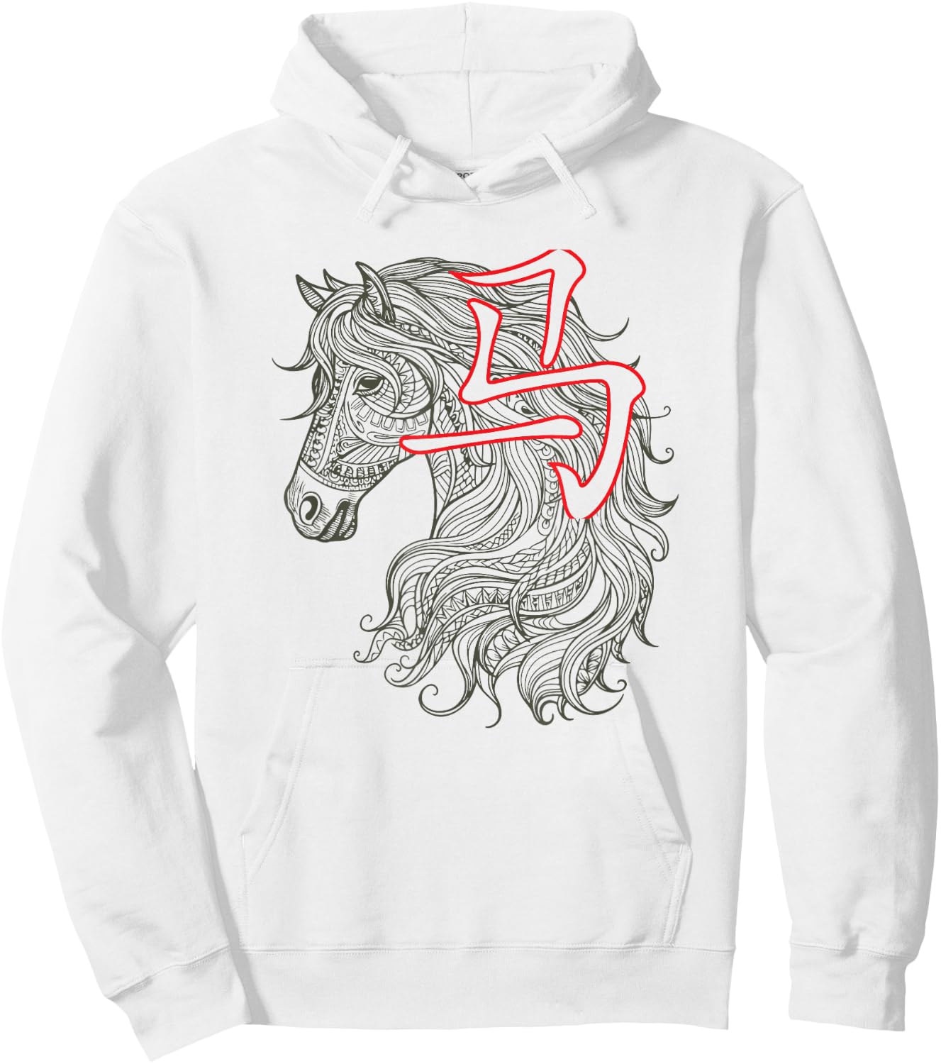 Chinese Lunar New Year Of The Horse 2026 Vietnamese Tet Hoodie - Hoodie | White