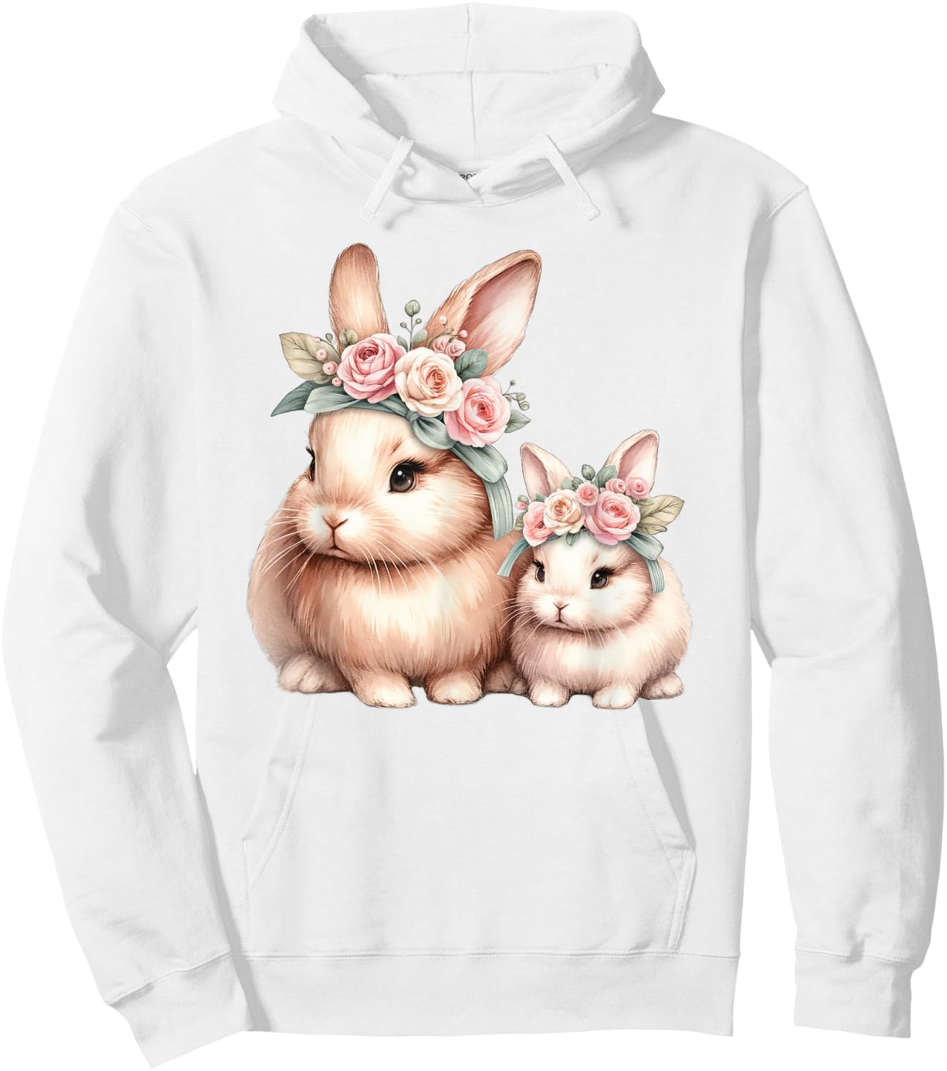 Mama Bunny Rabbit Owner New Mom Mommy For Mothers Day Hoodie - Hoodie | White