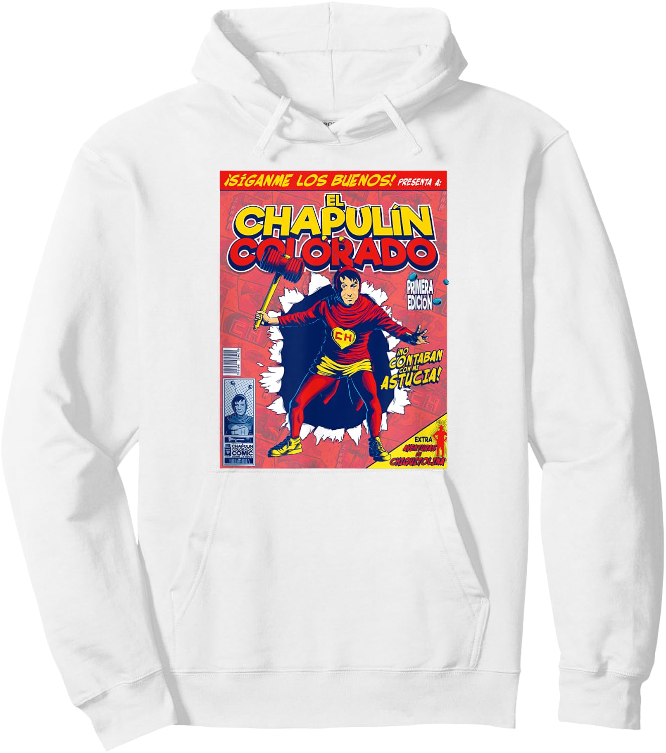 Chapulin Colorado - Fun Desings for Kids, Teen, Women & Men Hoodie - Hoodie | White