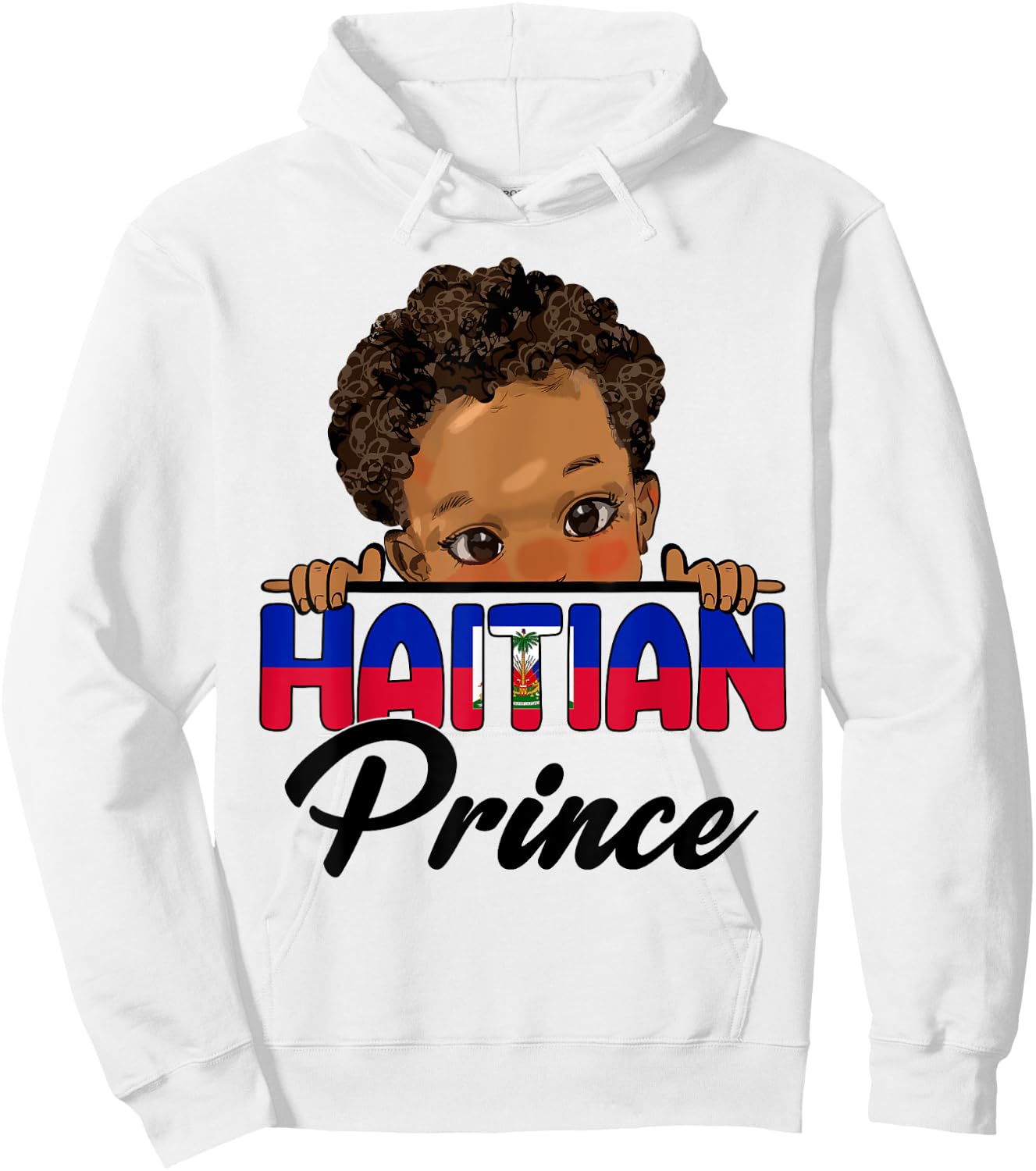 Haitian Prince Hispanic Heritage Month Latina Haiti Boys Hoodie - Hoodie | White