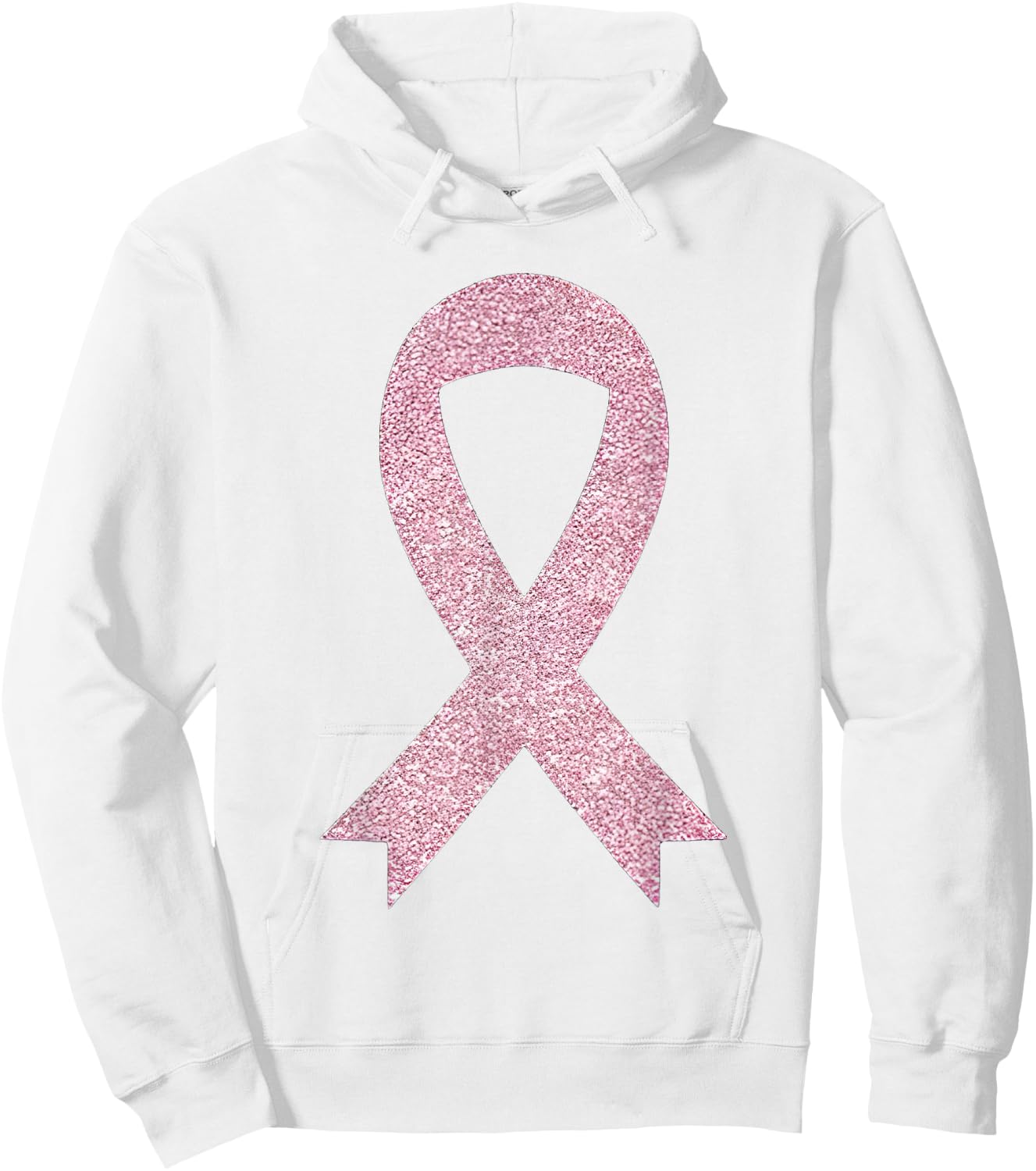 Breast Cancer Pink Ribbon Hoodie - Hoodie | White