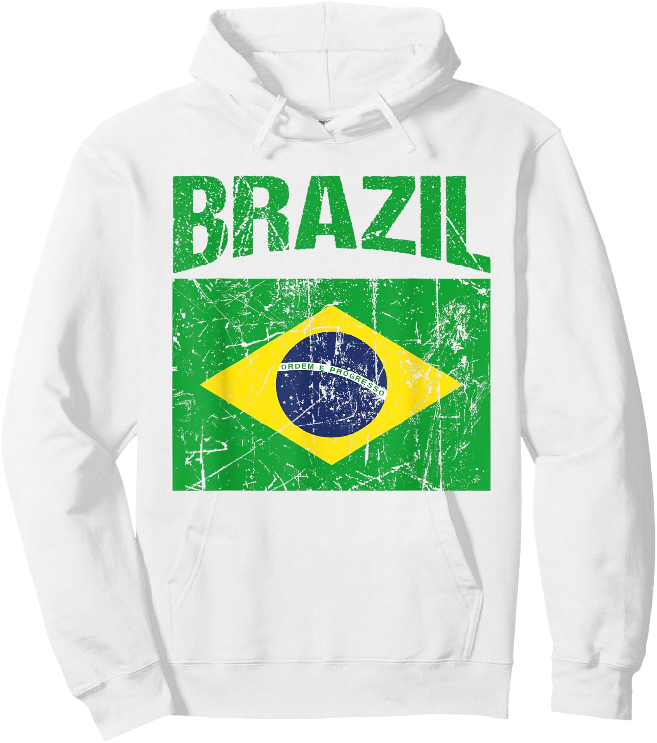 Brazilian Flag Brazil Women Men Kids Brasil Hoodie - Hoodie | White