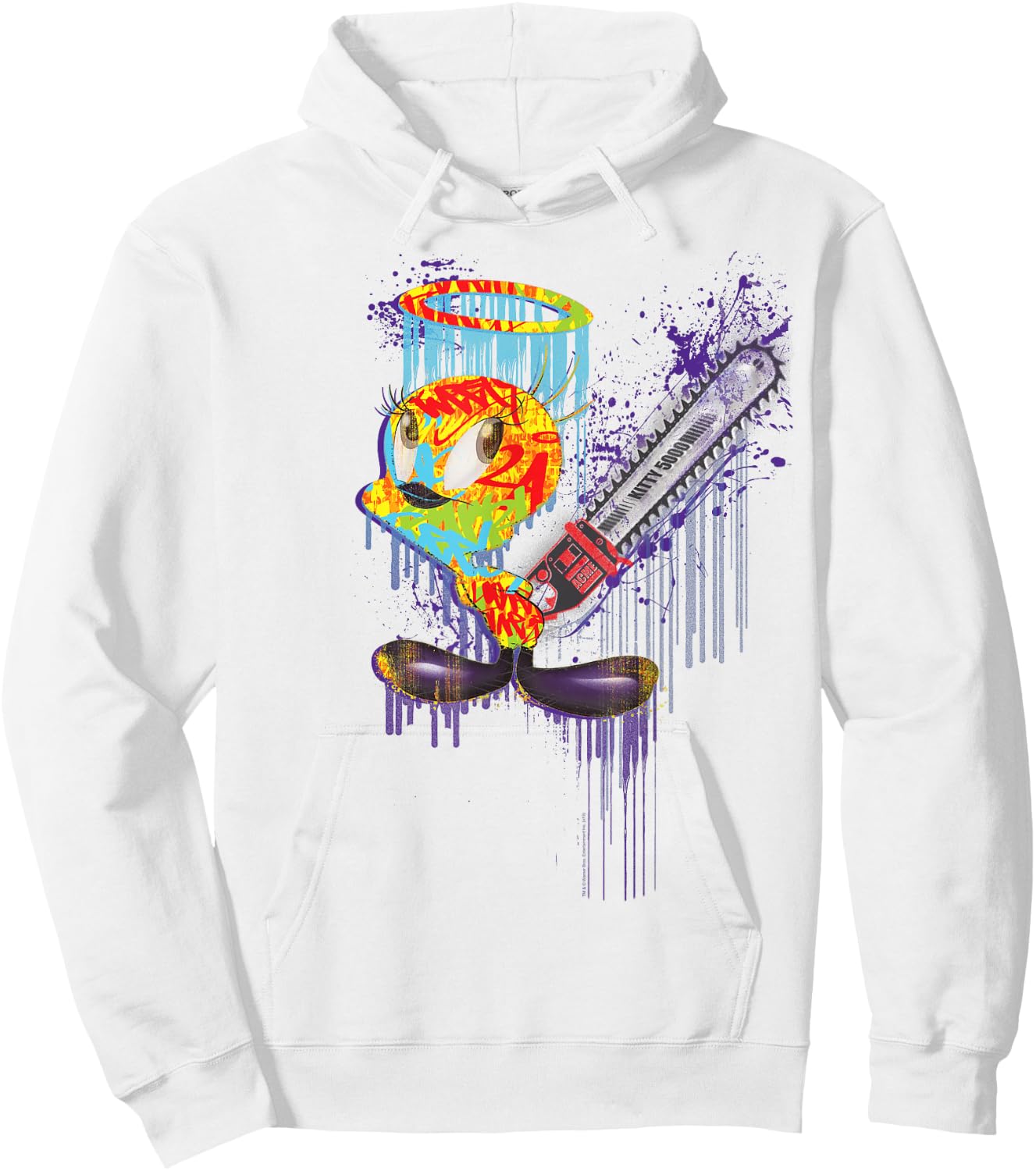 Looney Tunes Audacious Tweety Hoodie - Hoodie | White