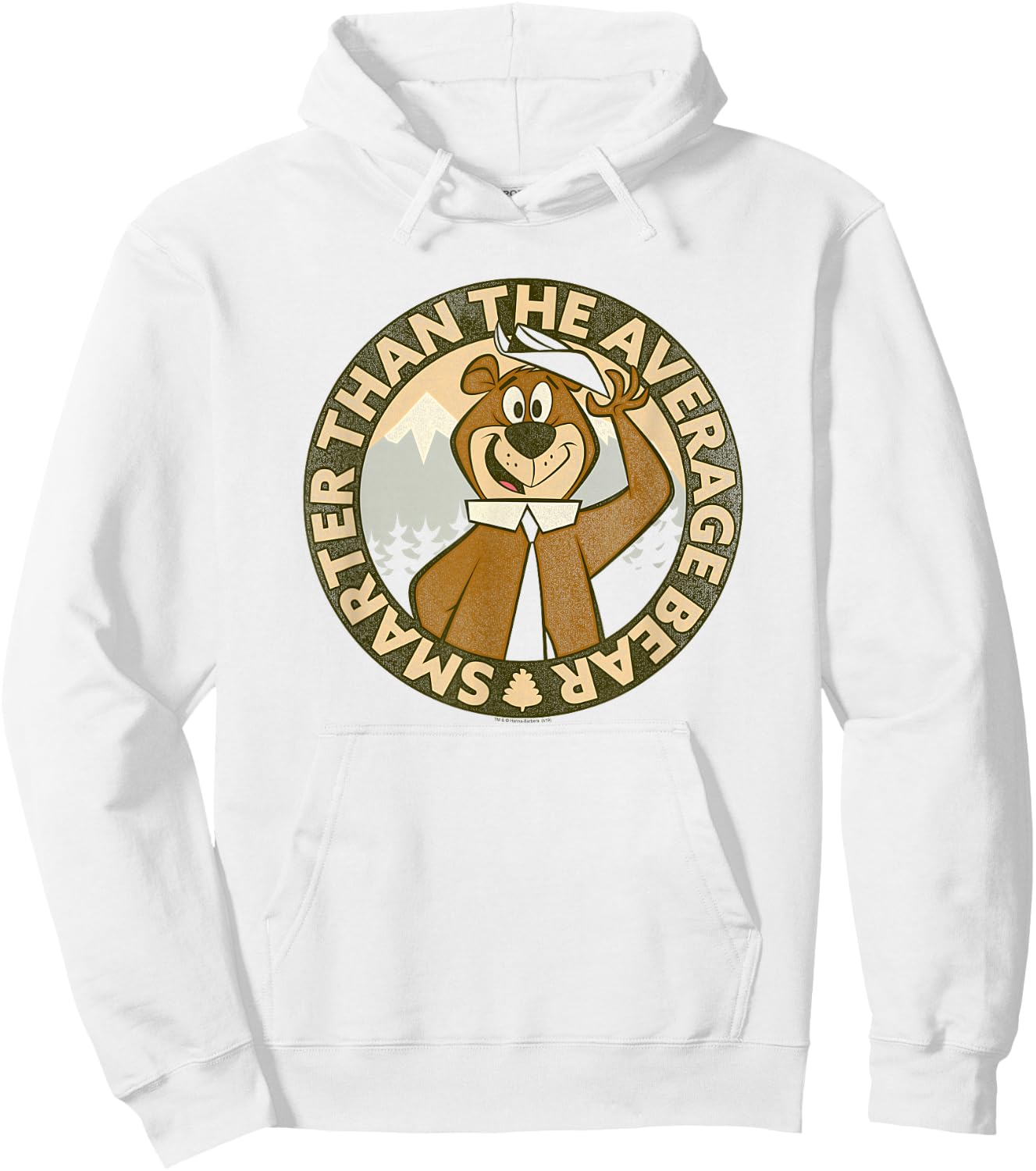 Yogi Bear Smarter Than Average Hoodie - Hoodie | White