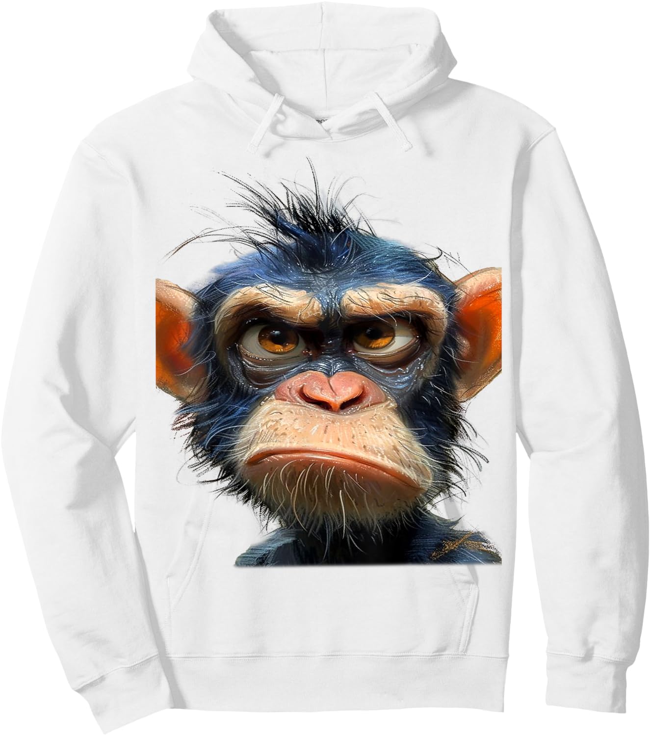 Funny Monkey Hoodie - Hoodie | White